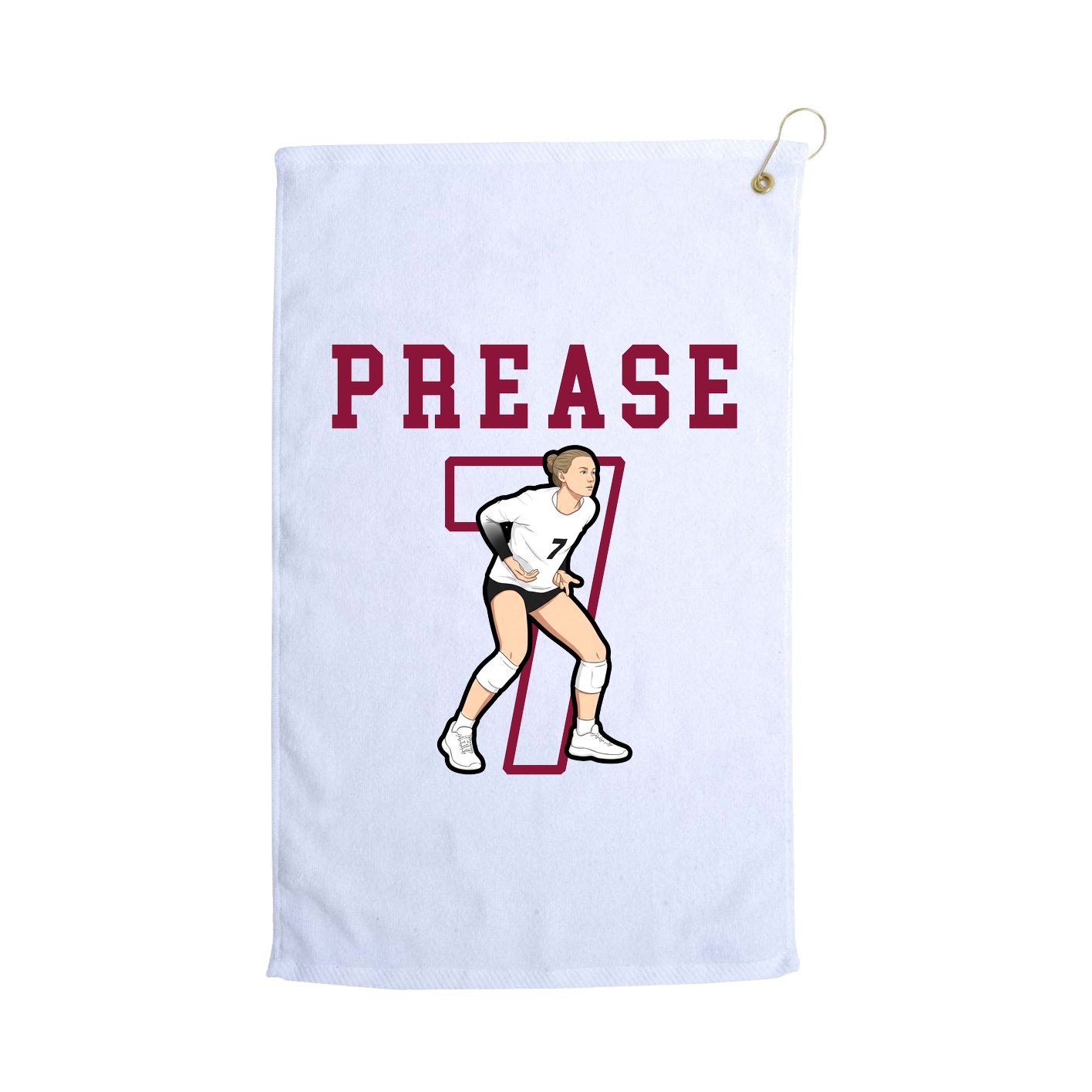 Golf Towel — Shirsey in White