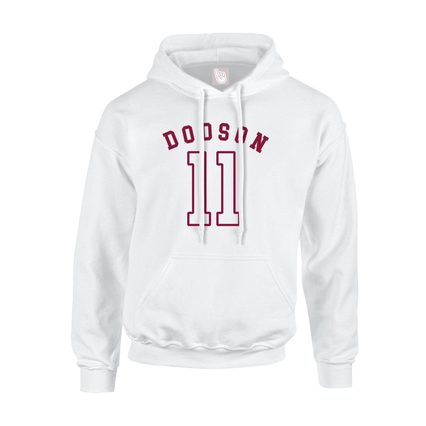 Hoodie — Shirsey Arch in White