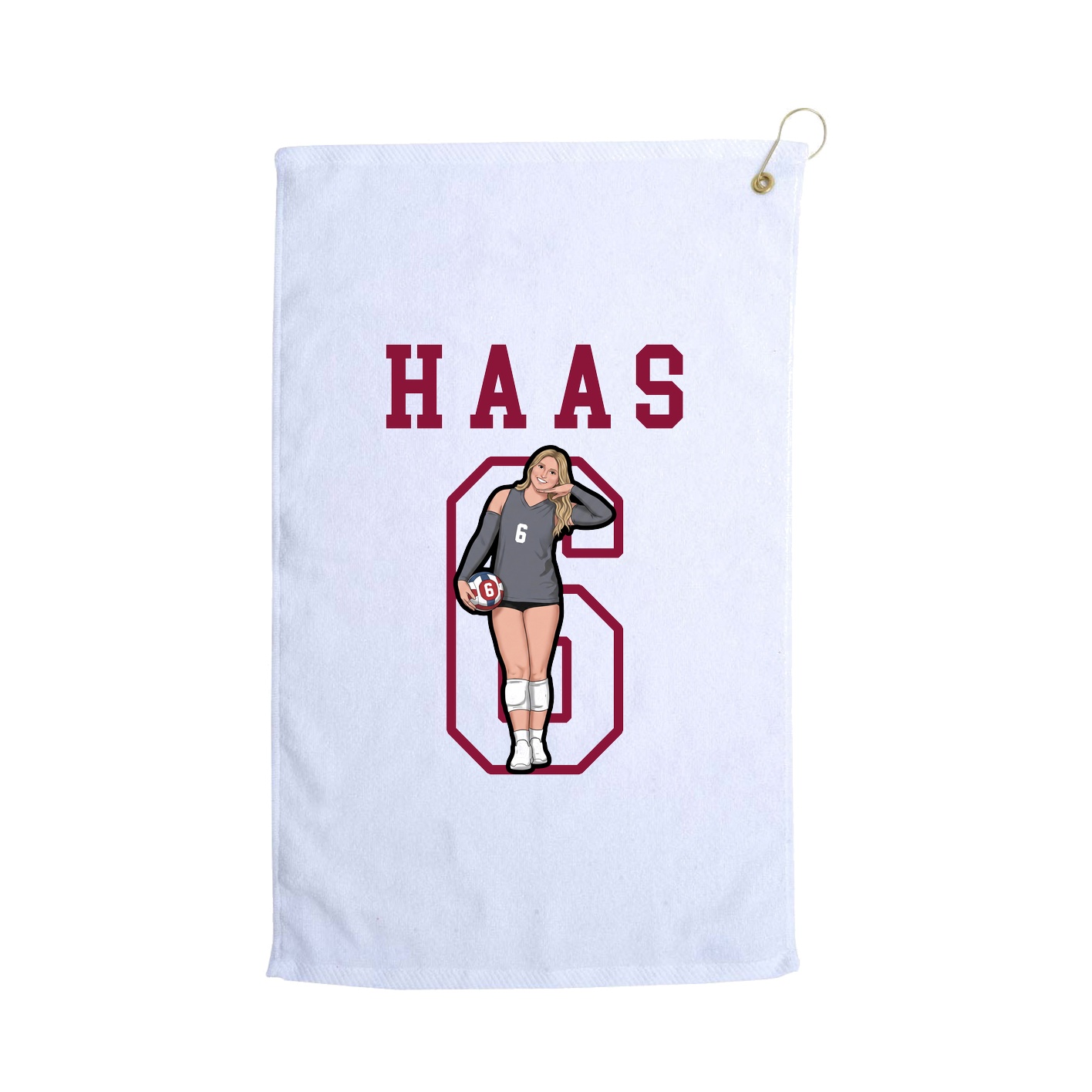 Golf Towel — Shirsey in White