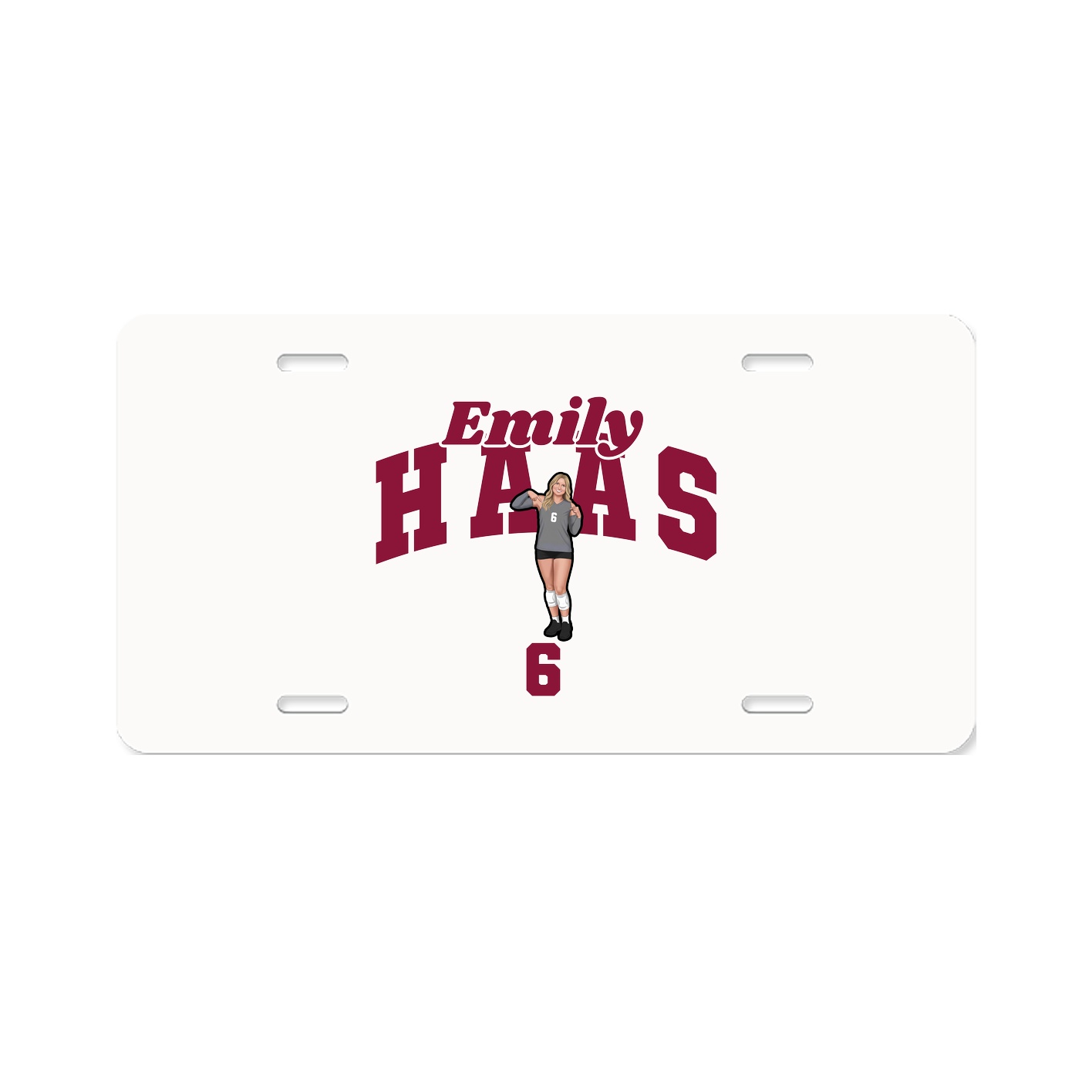 License Plate — Signature Arch in Classic