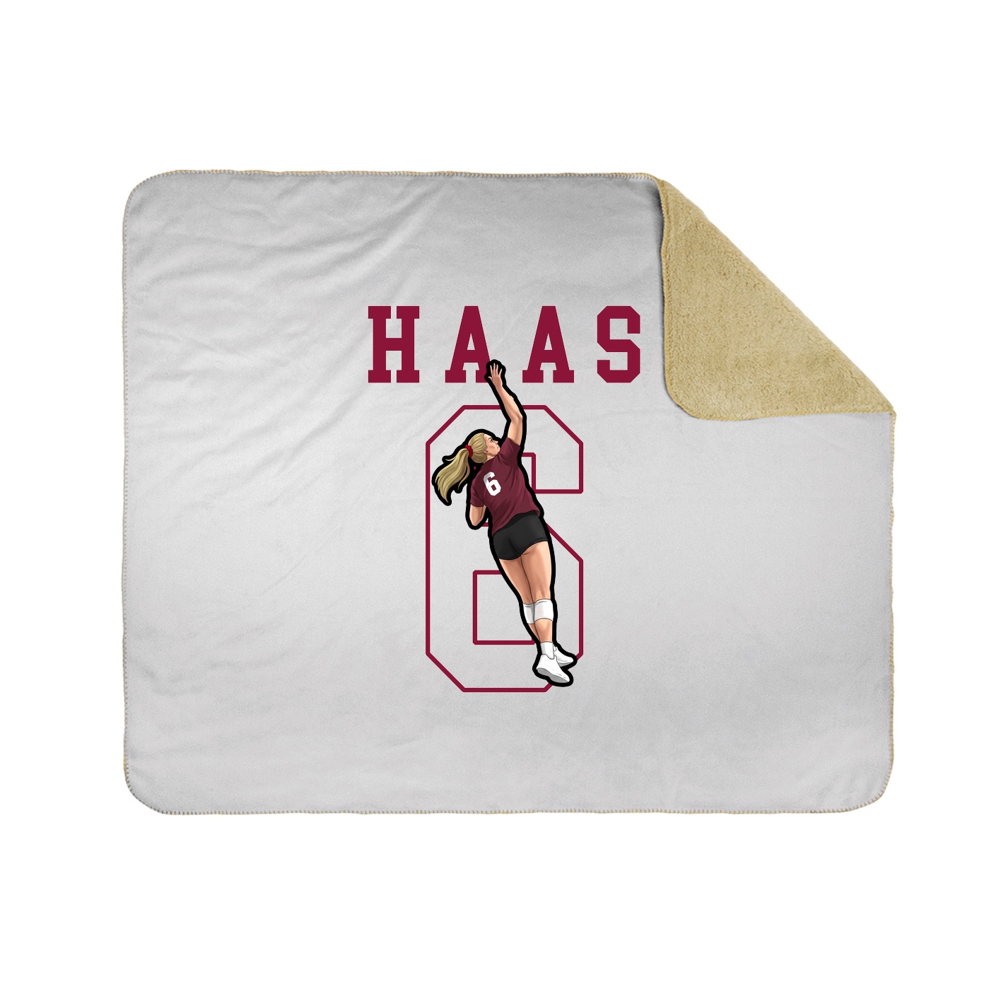 Throw Blanket — Shirsey in White
