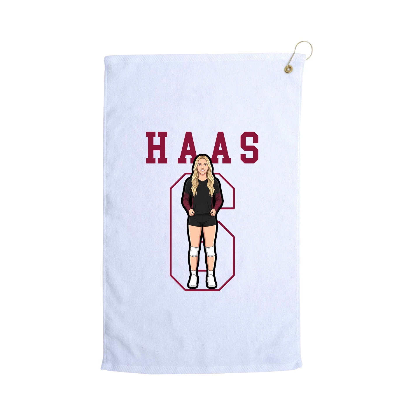 Golf Towel — Shirsey in White
