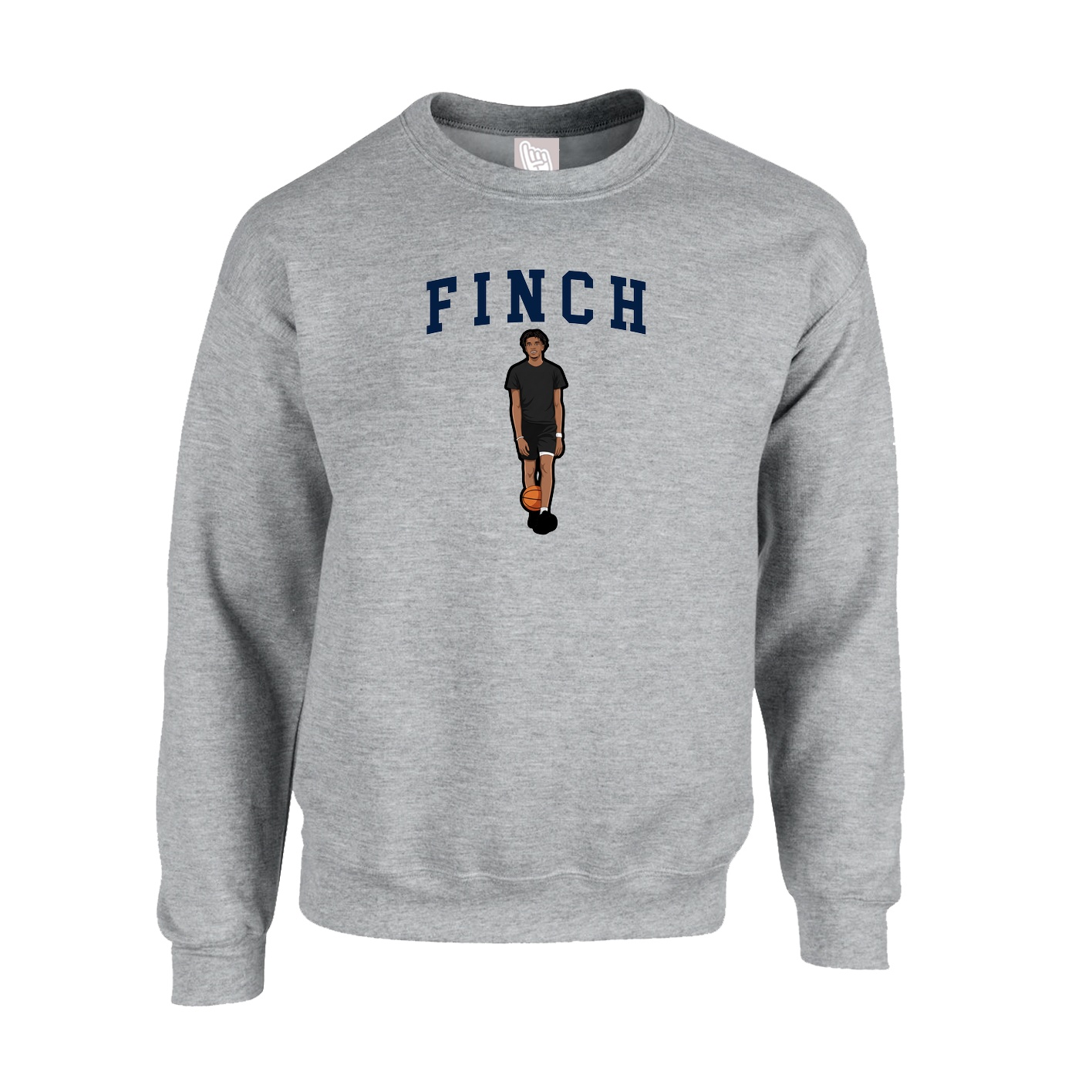 Fleece Crew — Shirsey in Grey