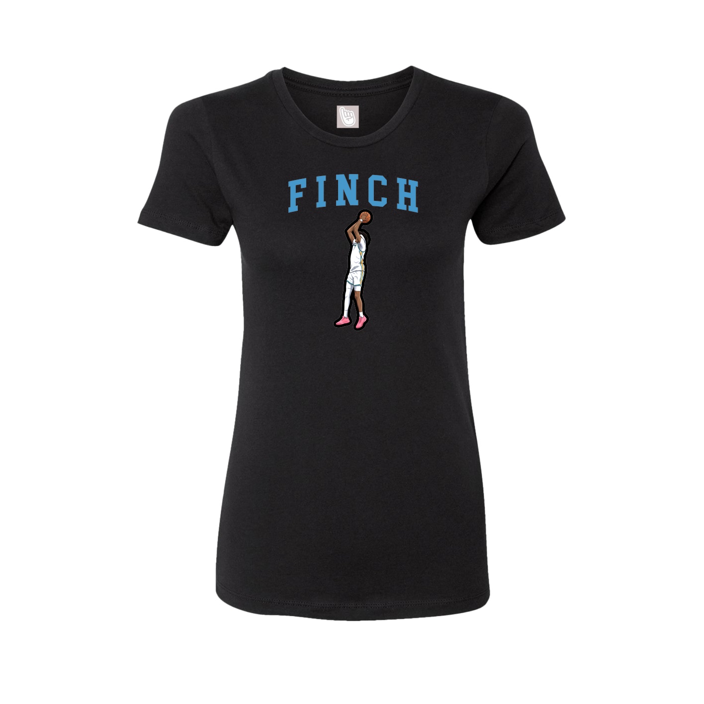Fitted Women's Tee — Shirsey in Black