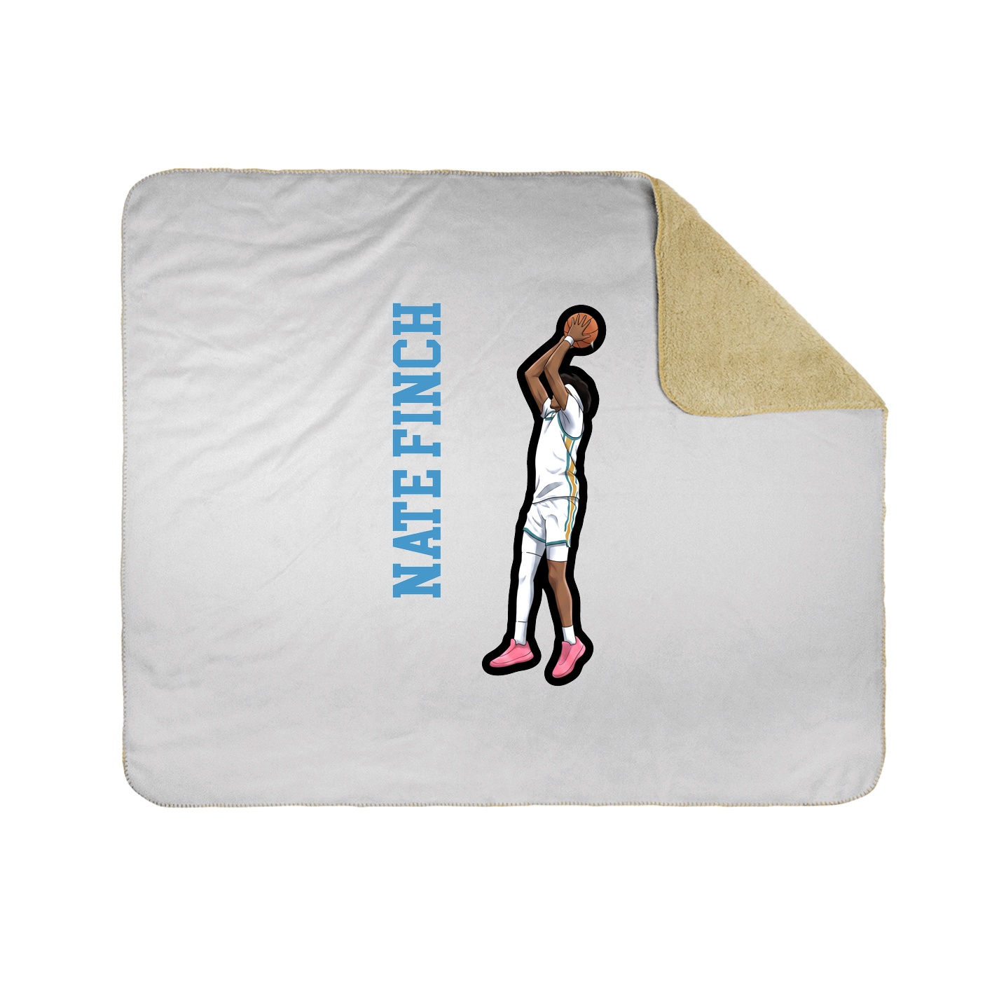 50x60 Sherpa Lined Throw Blanket