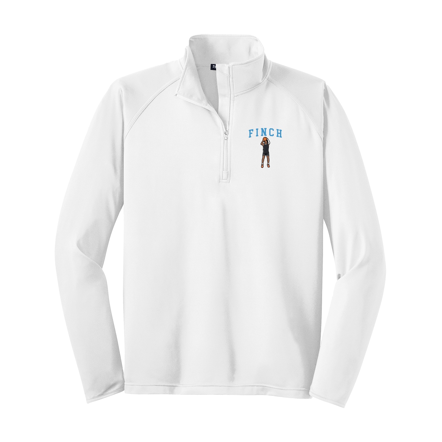 Q-Zip Pullover — Shirsey in White