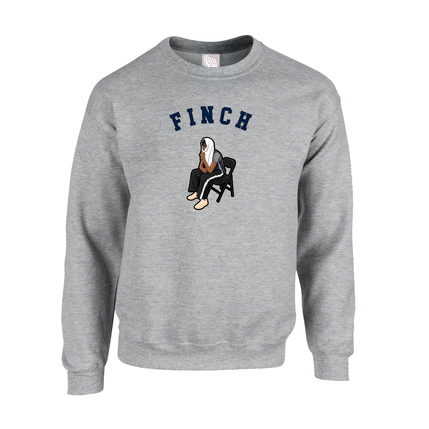 Fleece Crew — Shirsey Arch in Grey