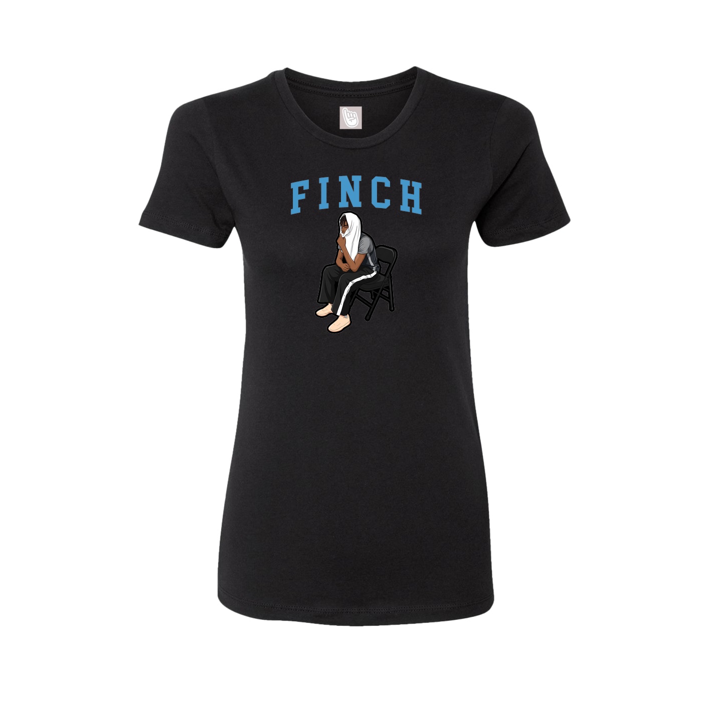 Fitted Women's Tee — Shirsey in Black