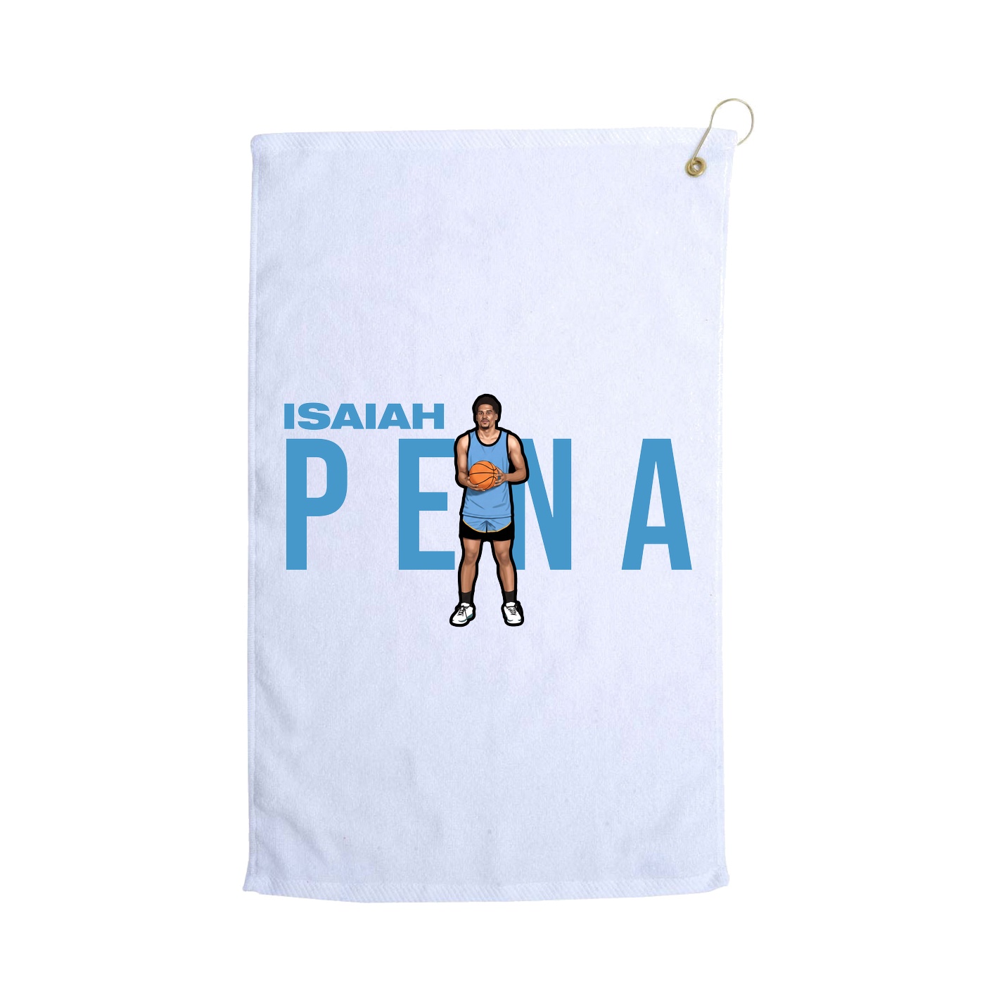 Golf Towel — Player Name in White