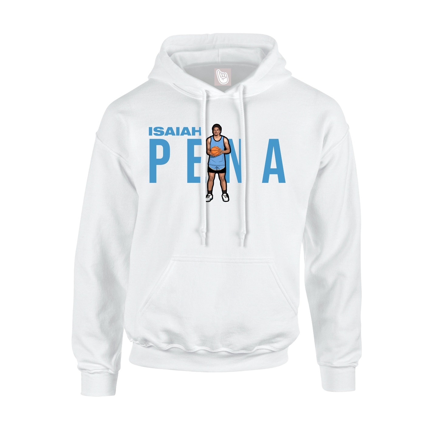 Hoodie — Player Name in White