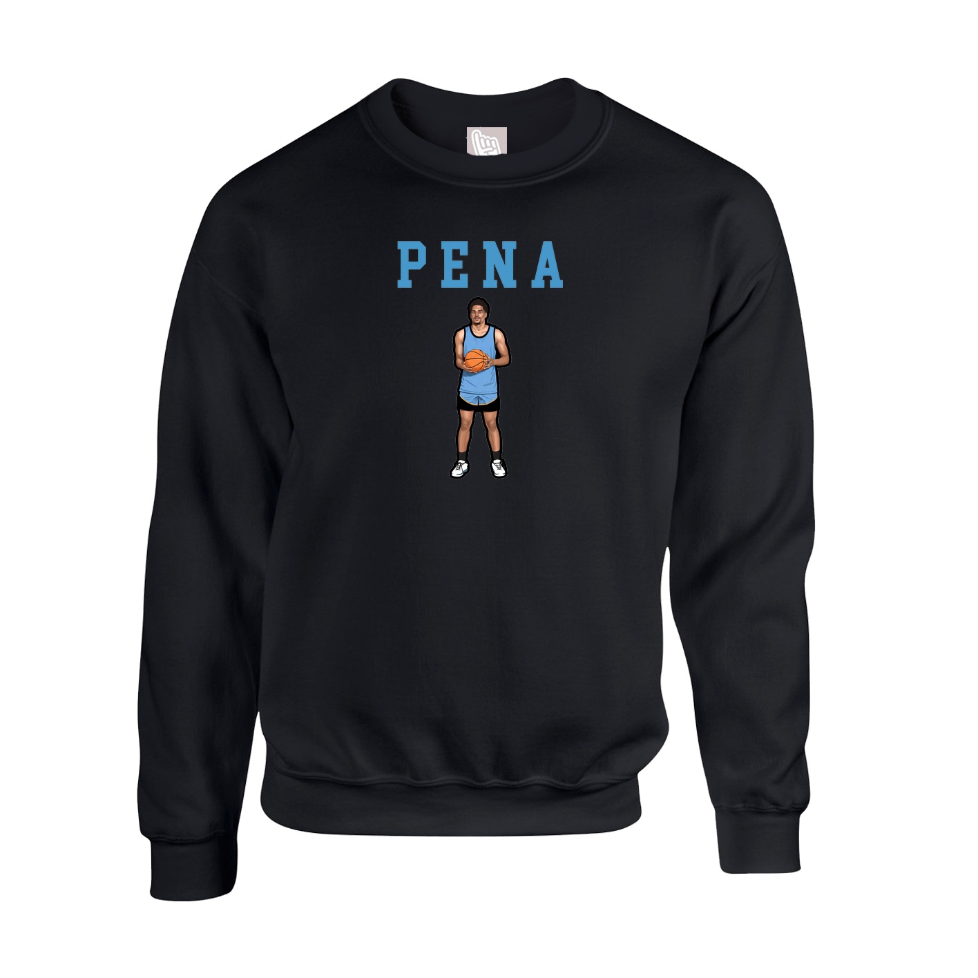 Fleece Crew — Shirsey in Black