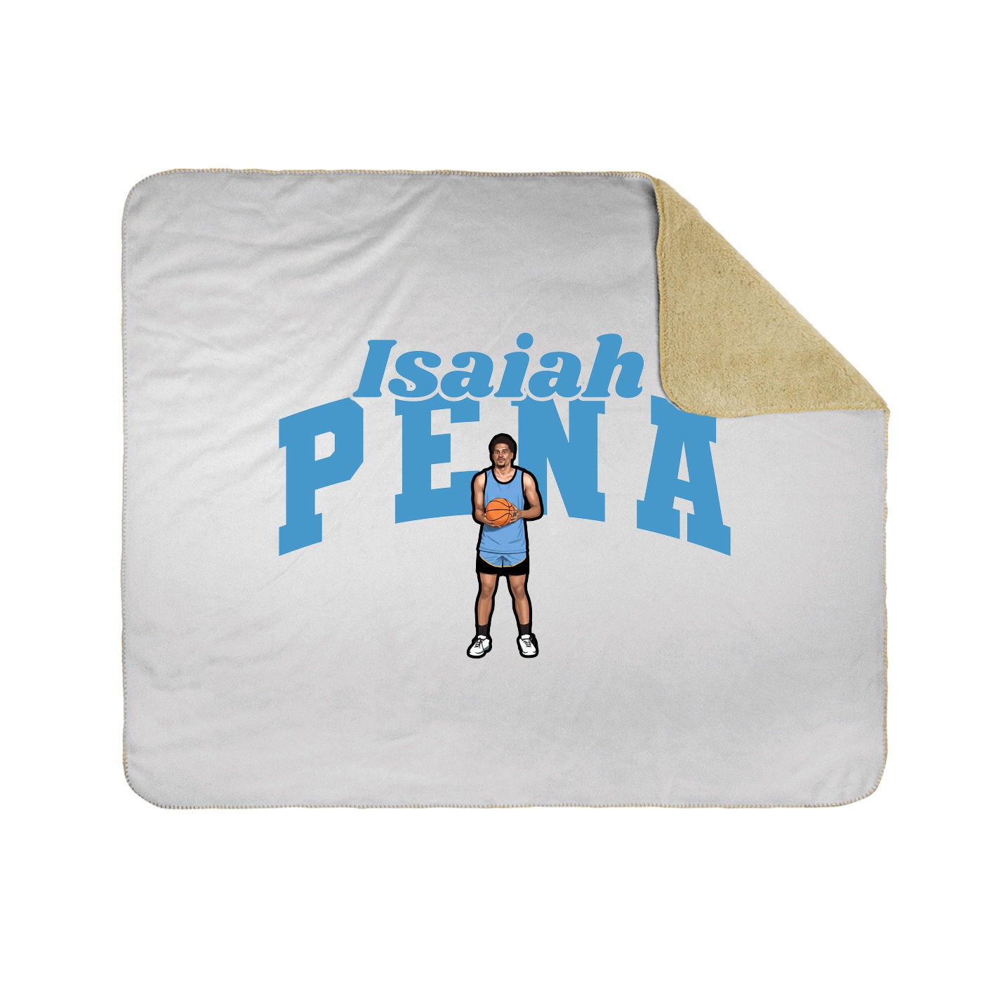Throw Blanket — Signature Arch in White