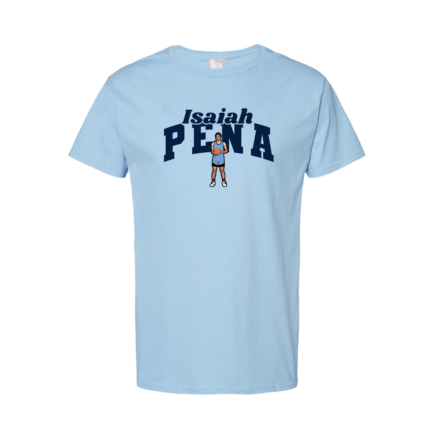 Tee — Signature Arch in Light Blue