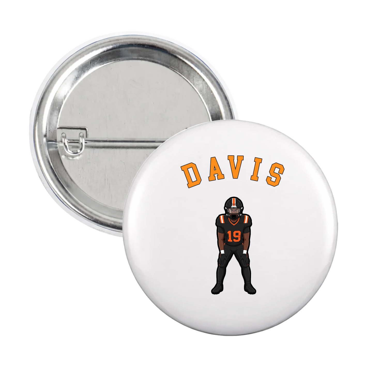Game Day Button — Shirsey Arch in White
