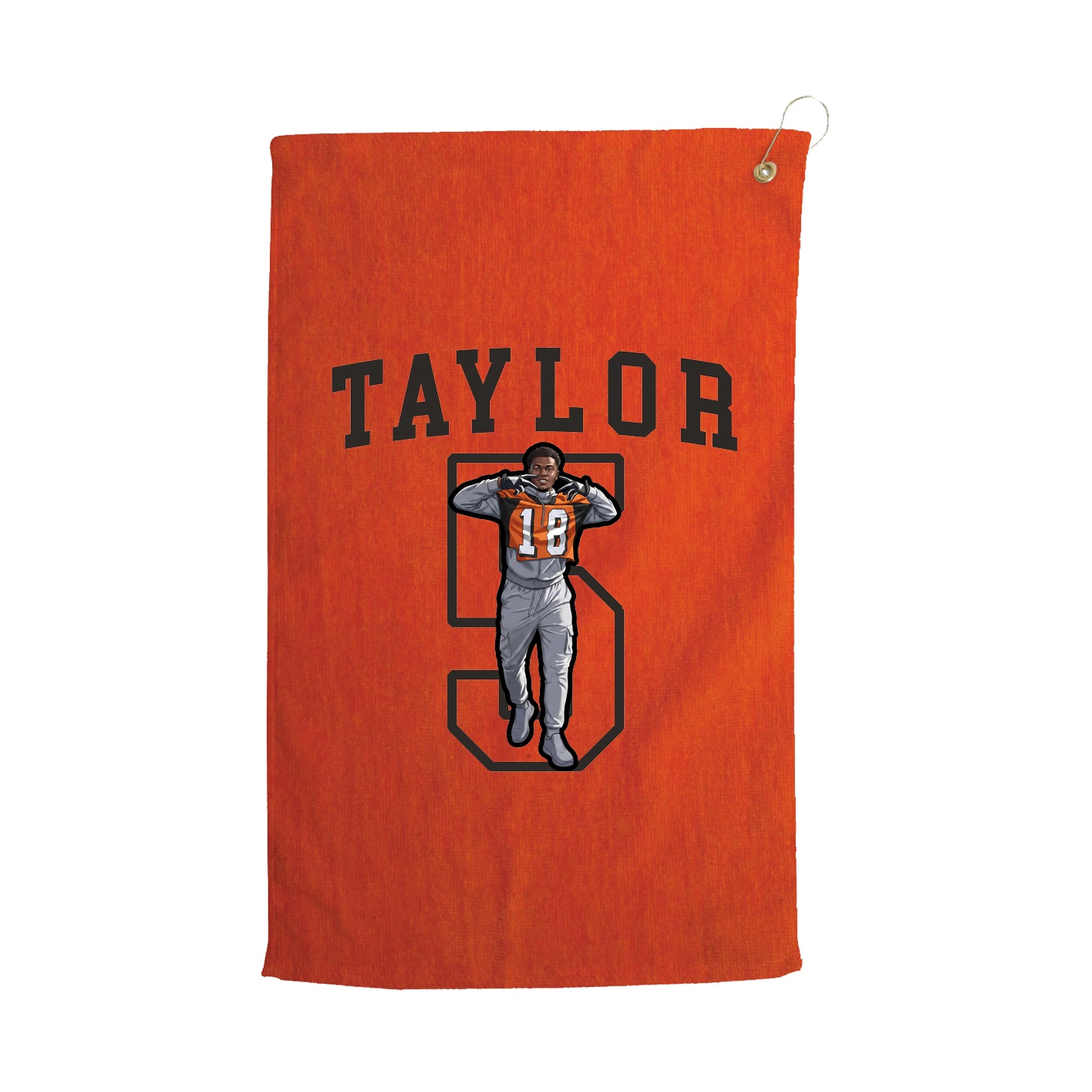 Golf Towel — Shirsey in Orange