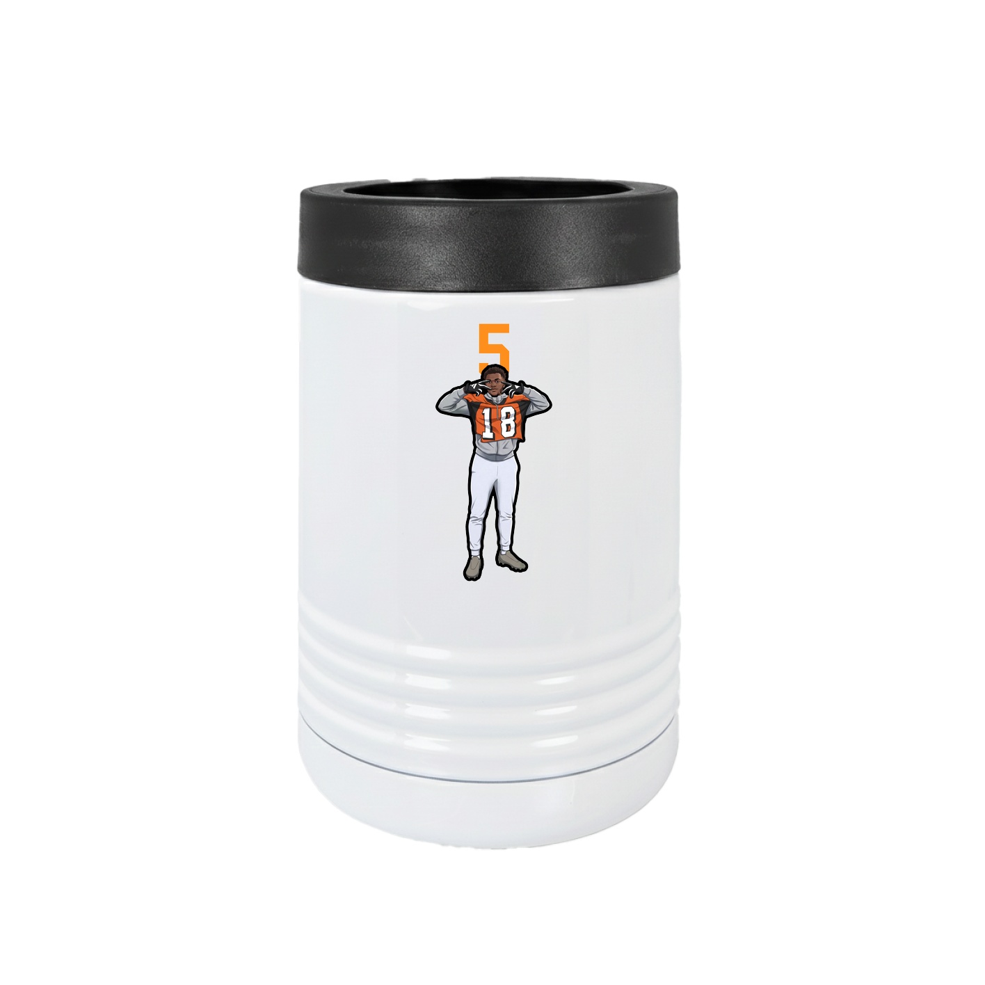 Beverage Holder — Number Top in White