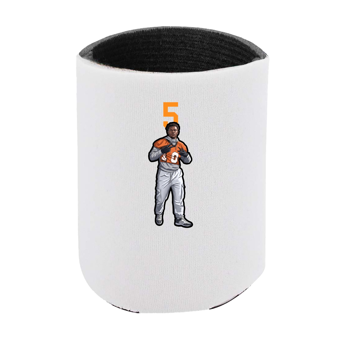 Can Holder — Number Top in White