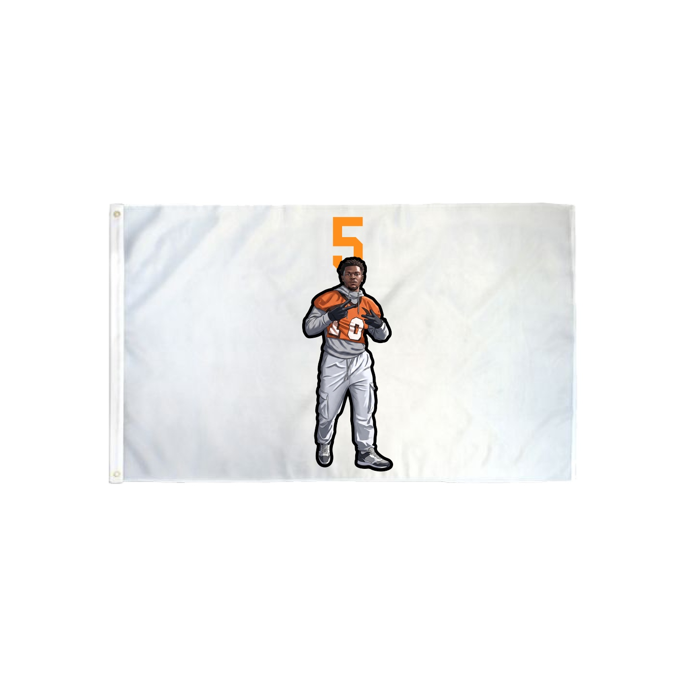 3x5 Flag — Number Top in Classic