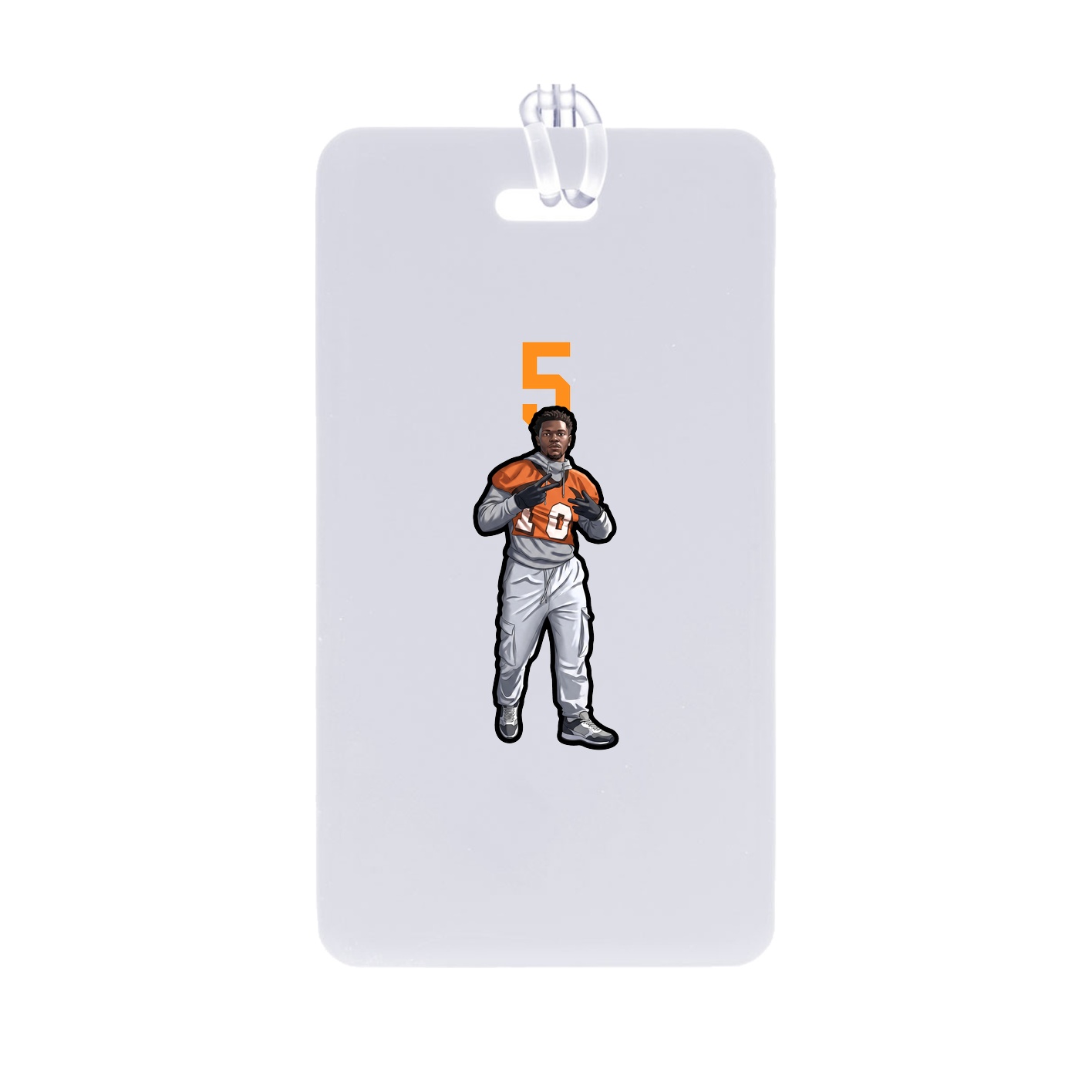 Bag Tag — Number Top in Classic