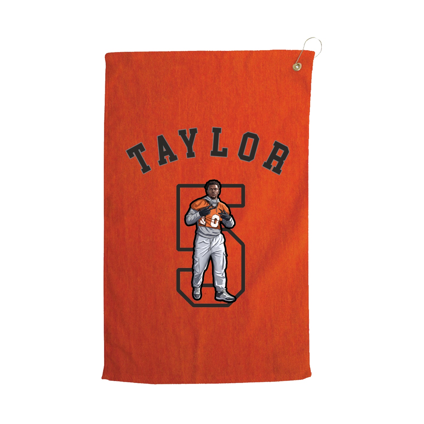 Golf Towel — Shirsey Arch in Orange