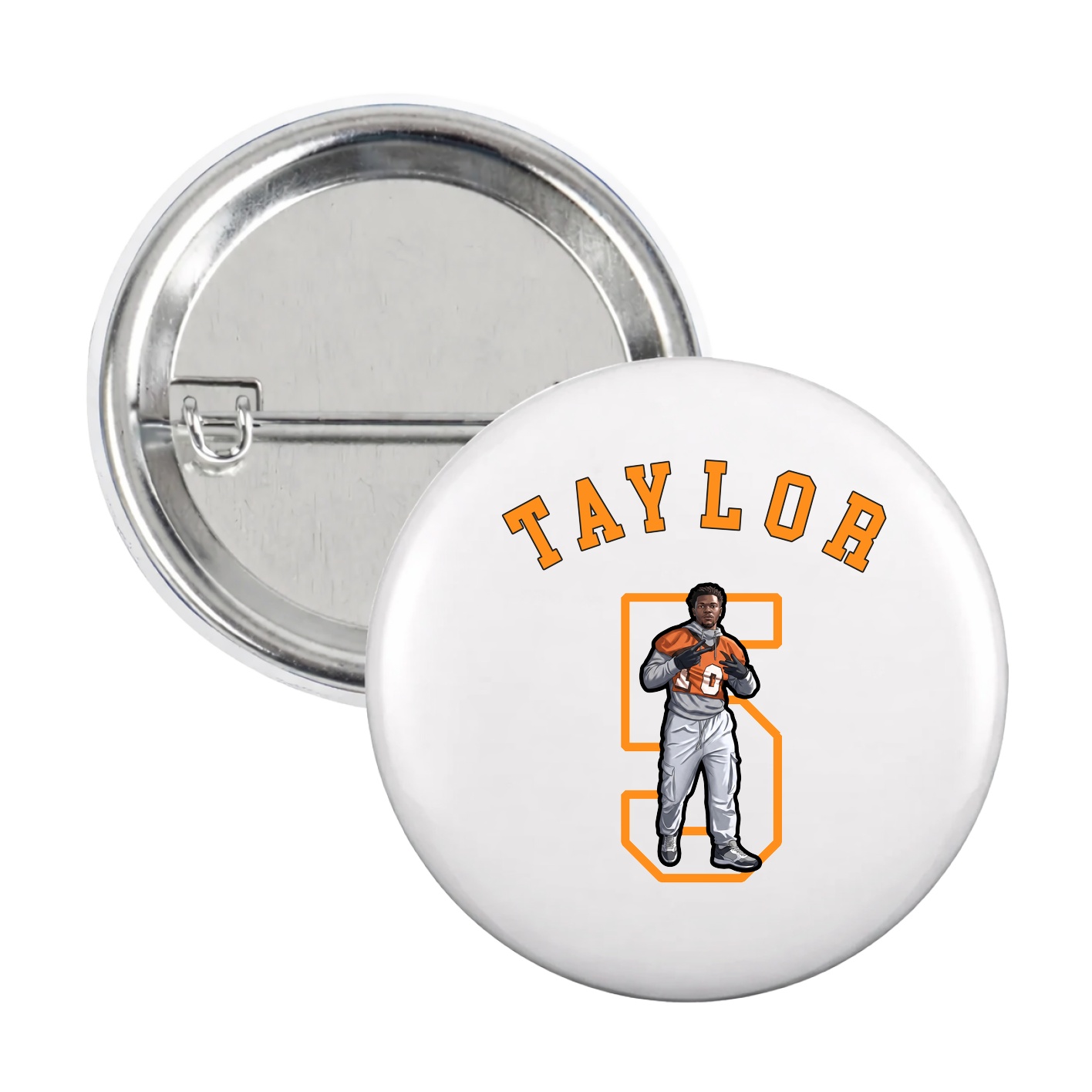 Game Day Button — Shirsey Arch in White