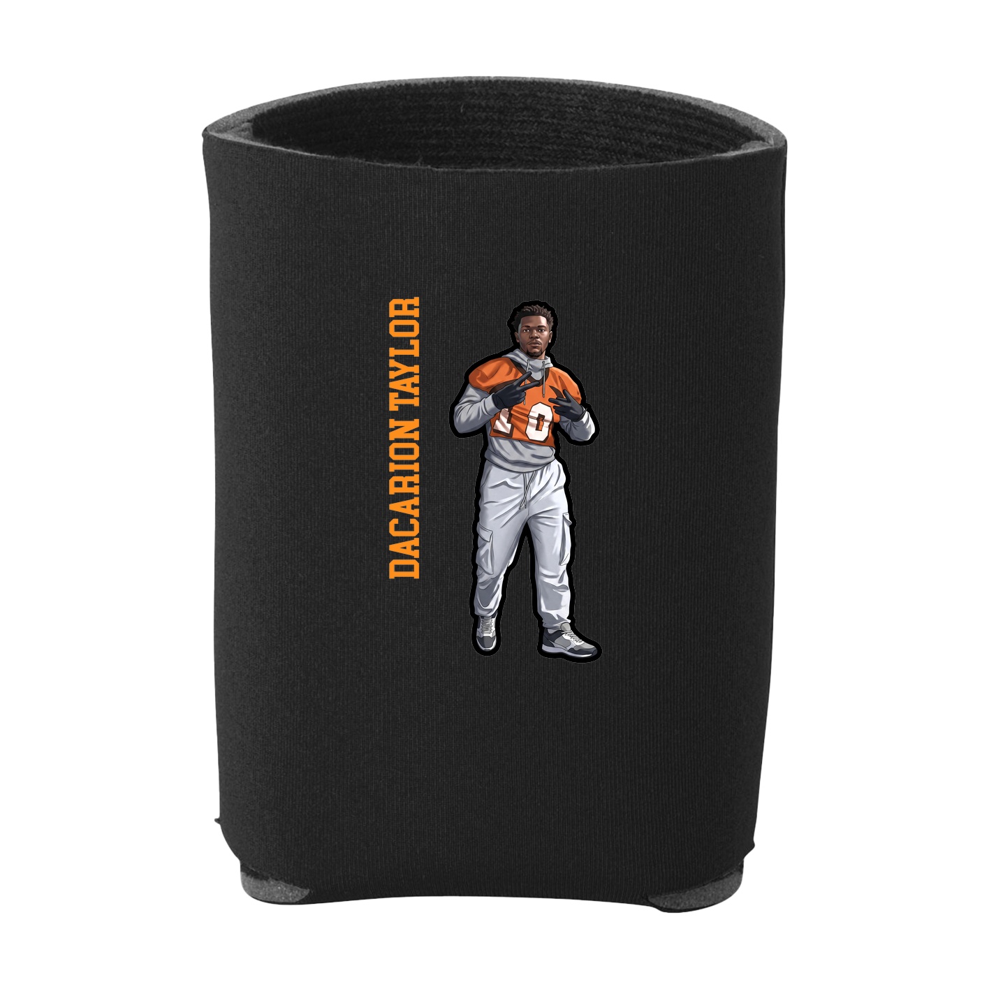 Can Holder — Name Vertical in Black
