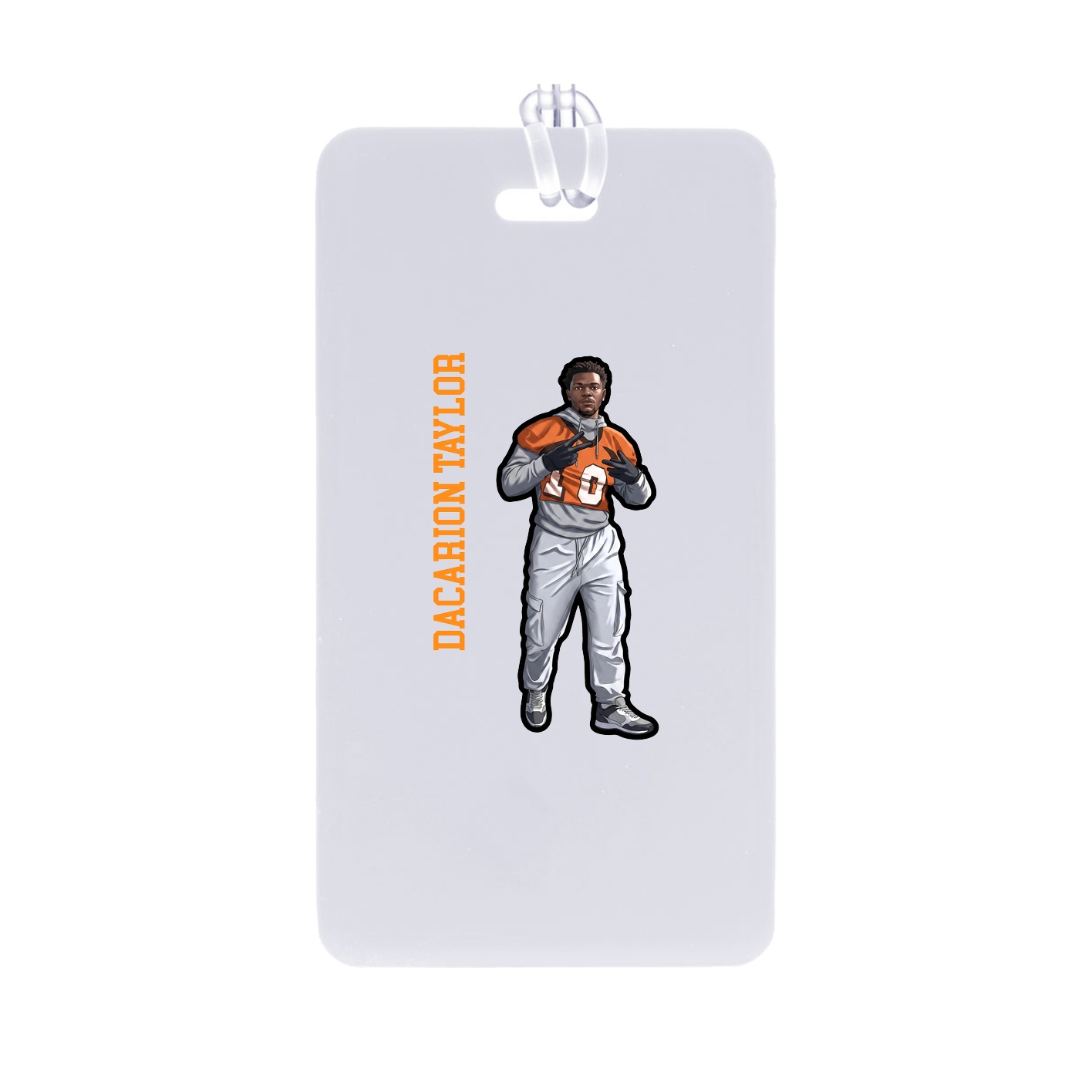 Bag Tag — Name Vertical in Classic