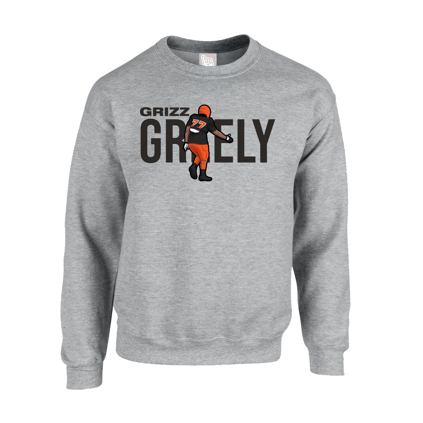 Fleece Crew — Player Name in Grey