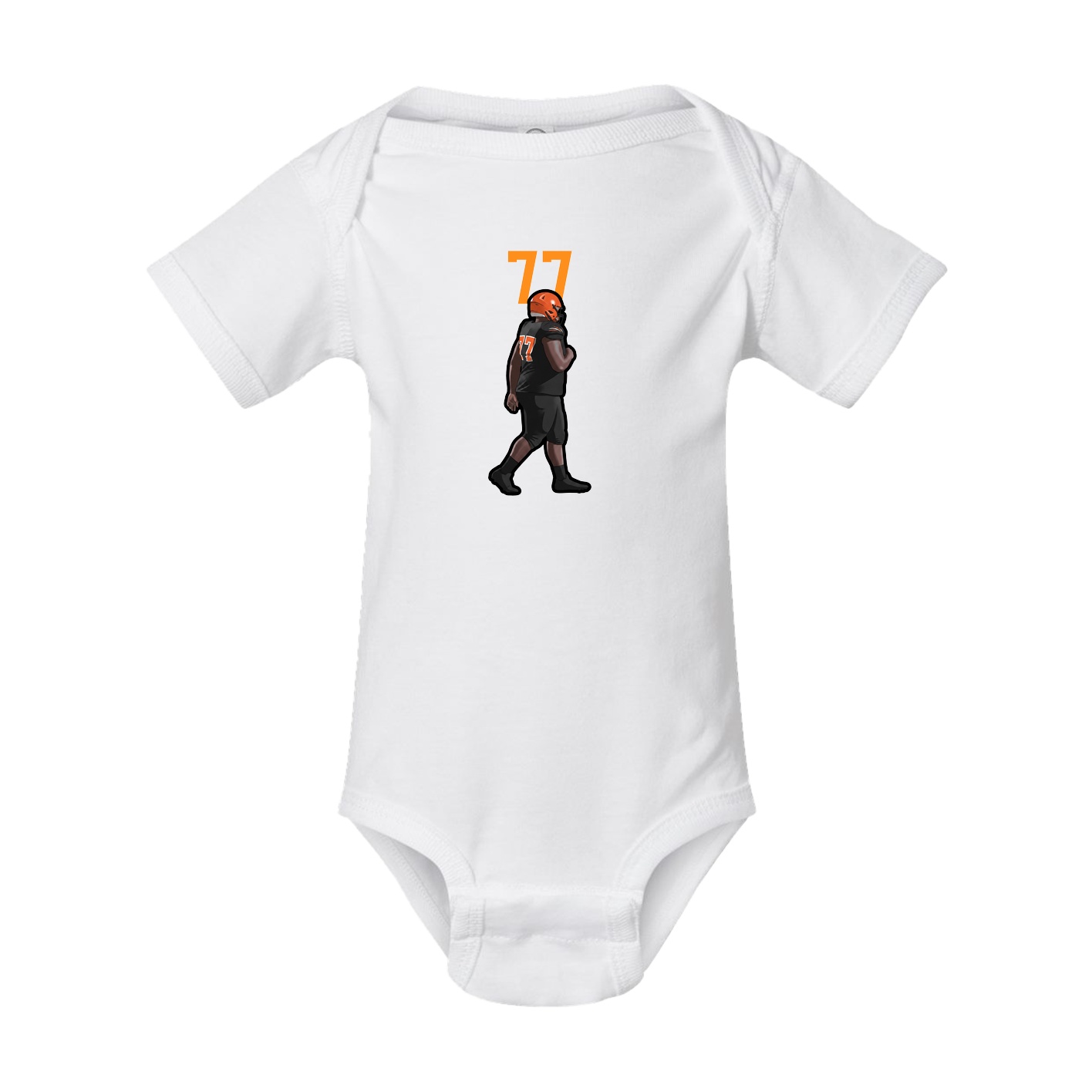 Baby Onesie — Number Top in White