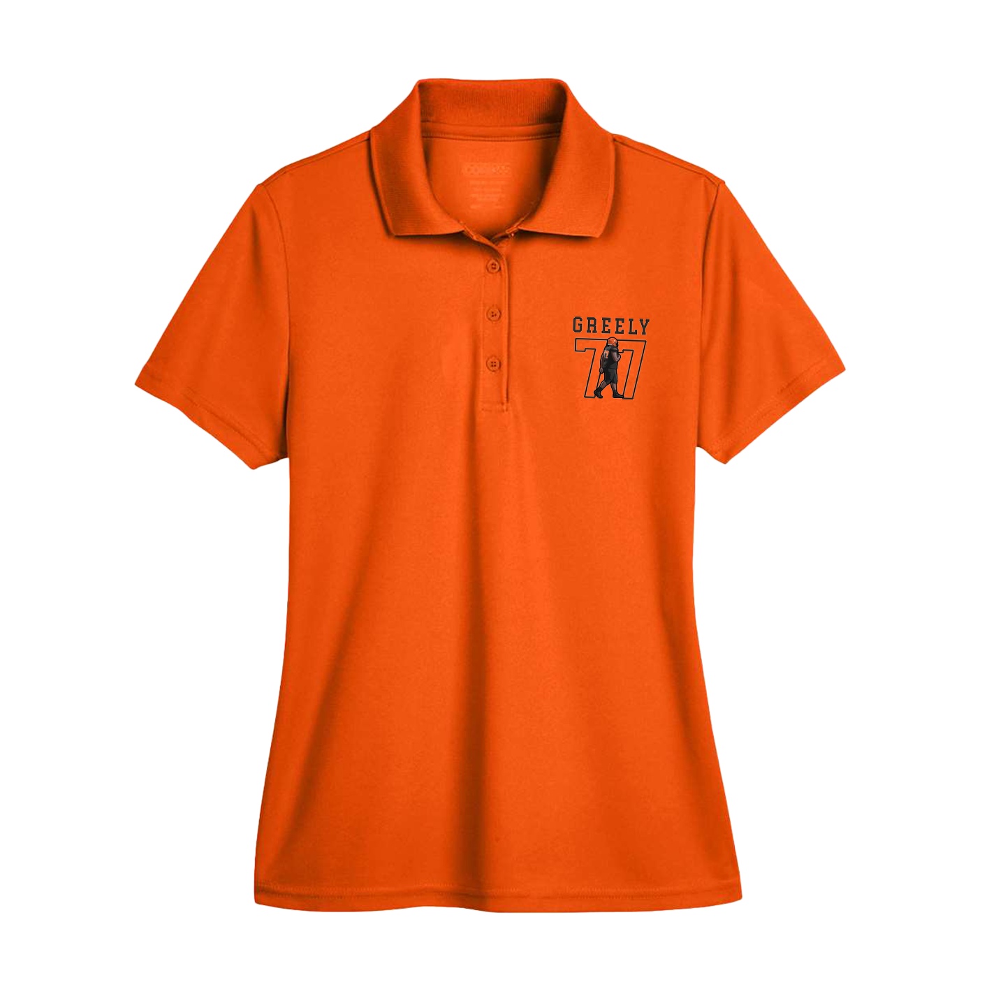 Womens Performance Polo — Shirsey in Orange