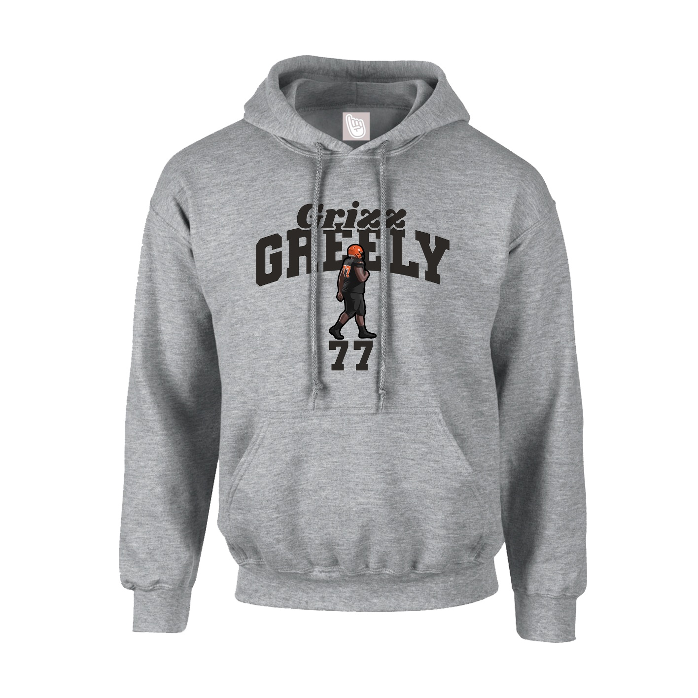 Hoodie — Signature Arch in Grey