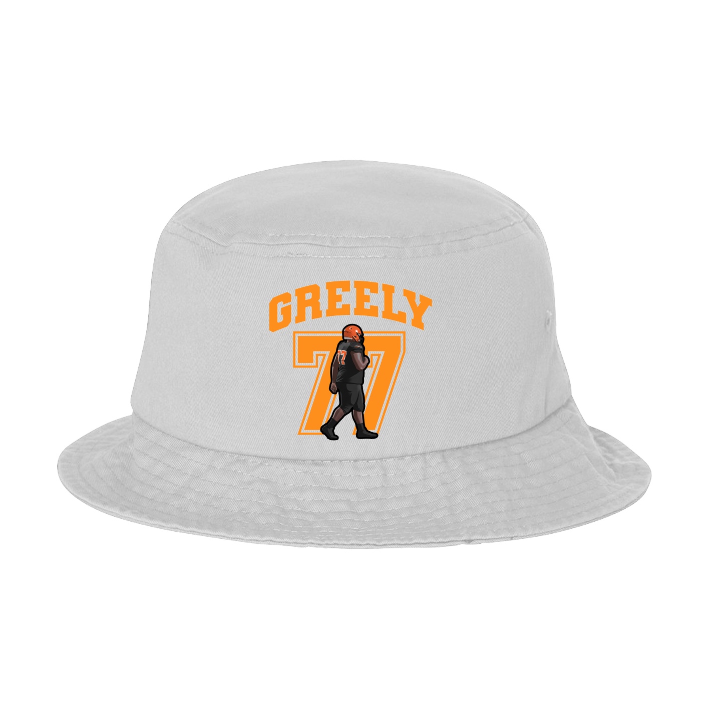 Bucket Cap — Number in White