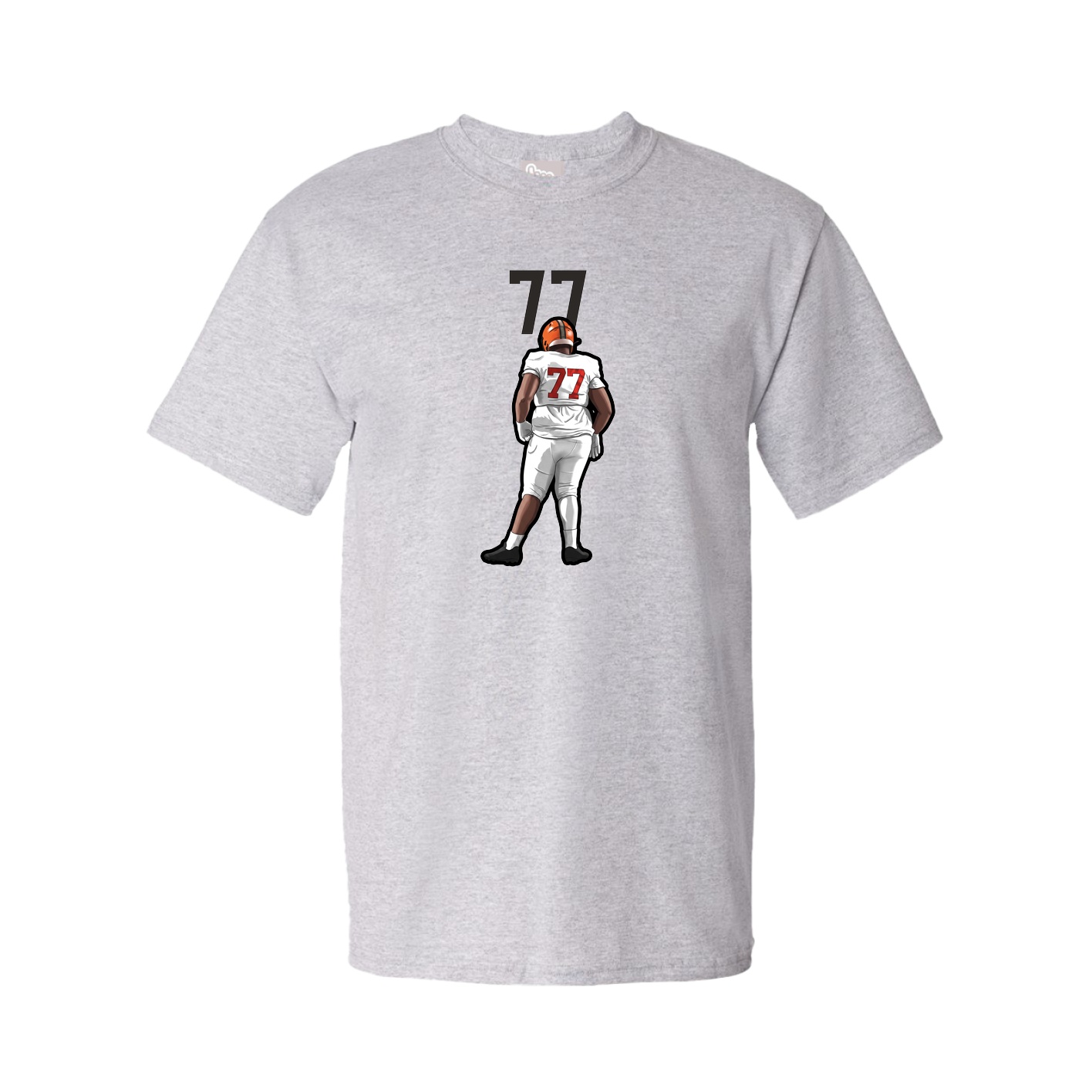 Tee — Number Top in Grey