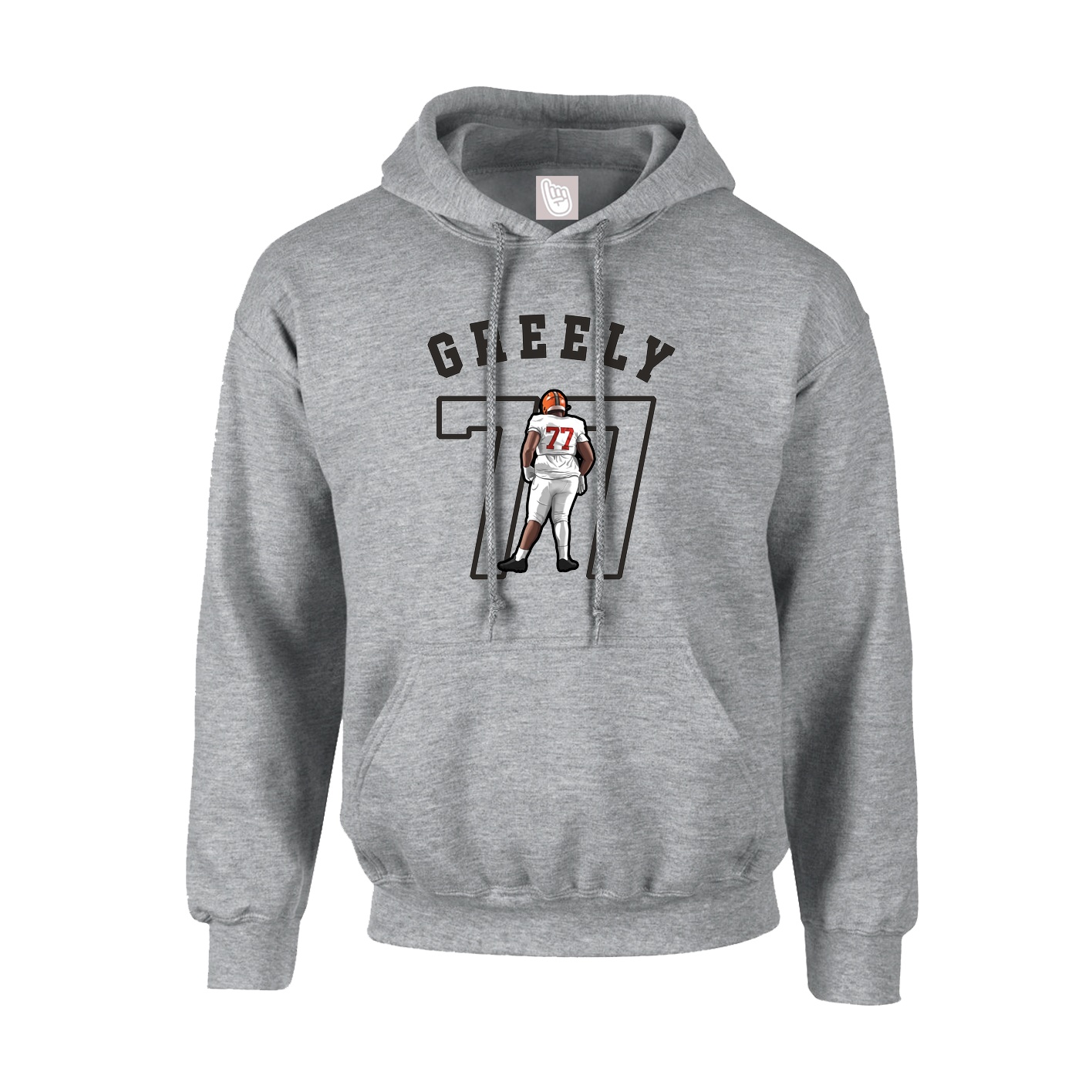 Youth Hoodie — Shirsey Arch in Grey
