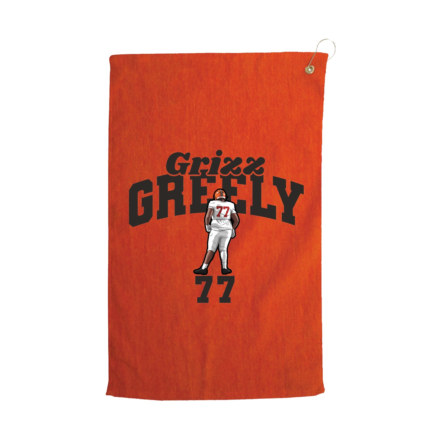 Golf Towel — Signature Arch in Orange