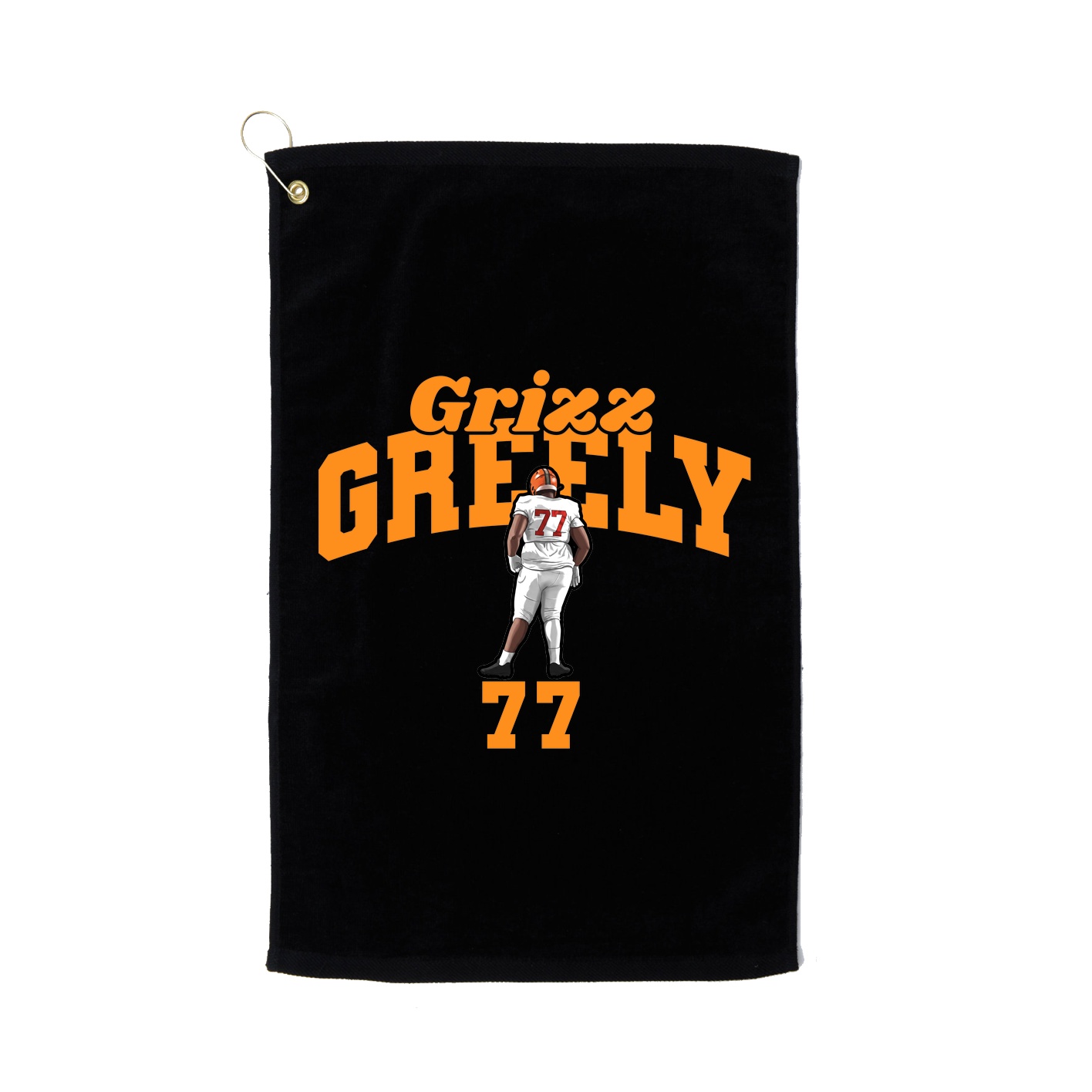 Golf Towel — Signature Arch in Black