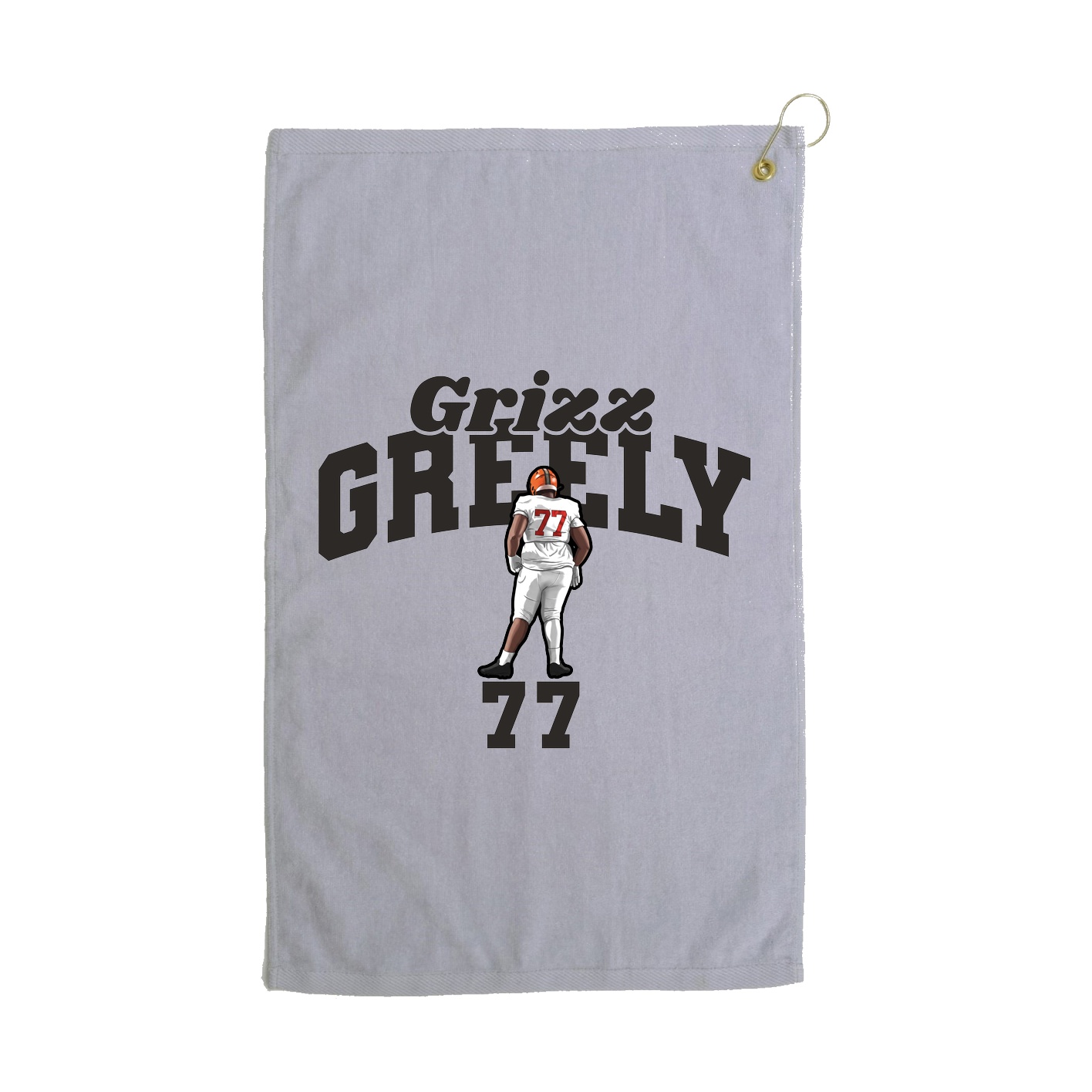 Golf Towel — Signature Arch in Grey