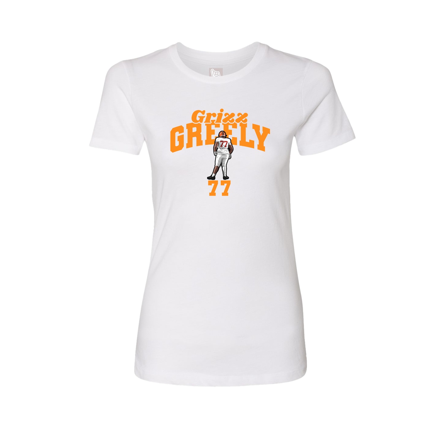 Womens Tee — Signature Arch in White