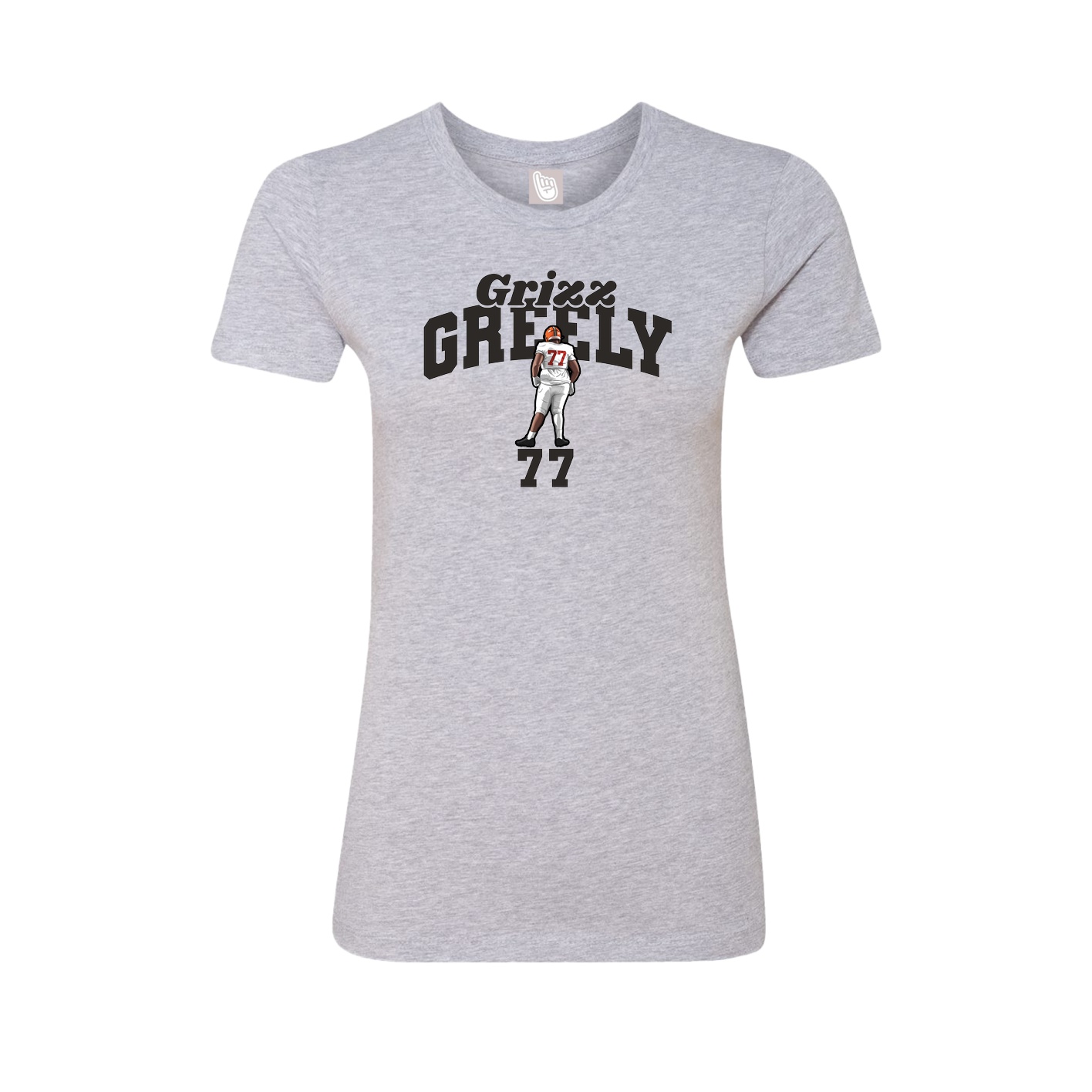 Womens Tee — Signature Arch in Grey