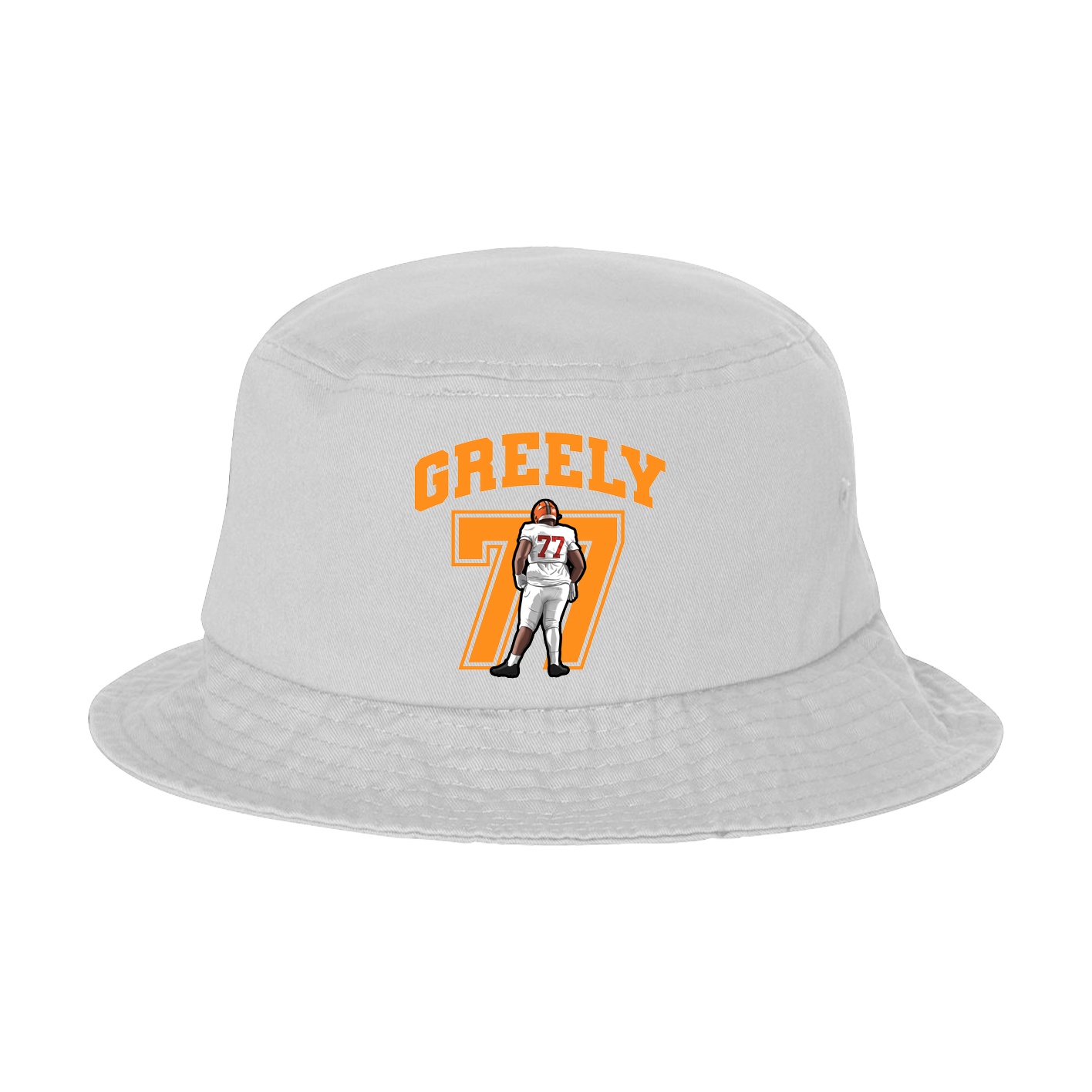 Bucket Cap — Number in White