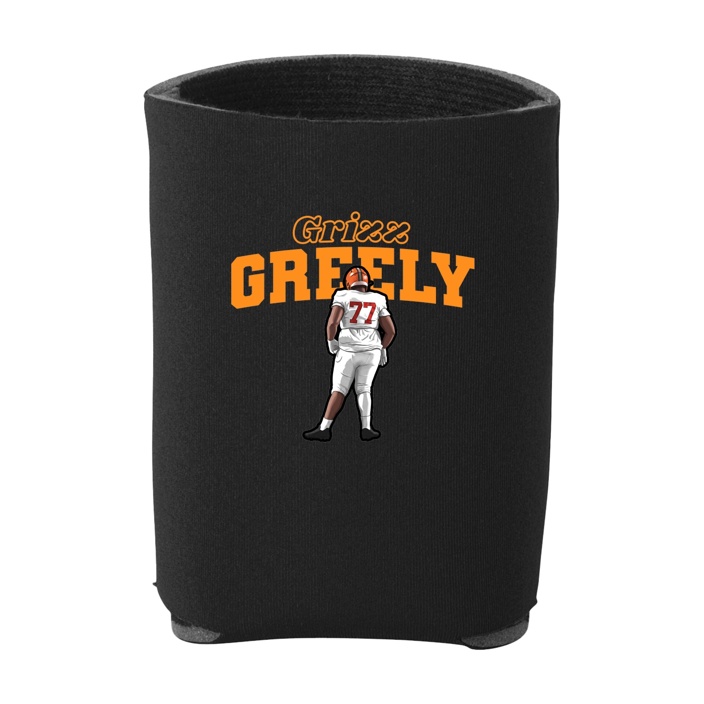 Can Holder — Name Arch in Black