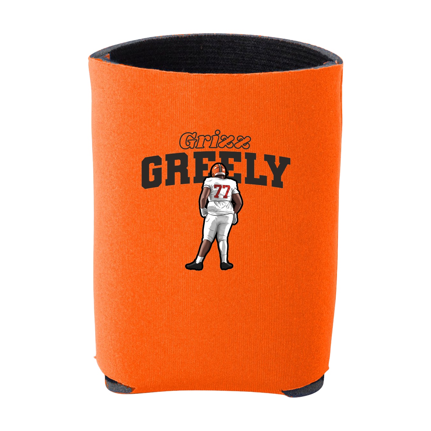 Can Holder — Name Arch in Orange