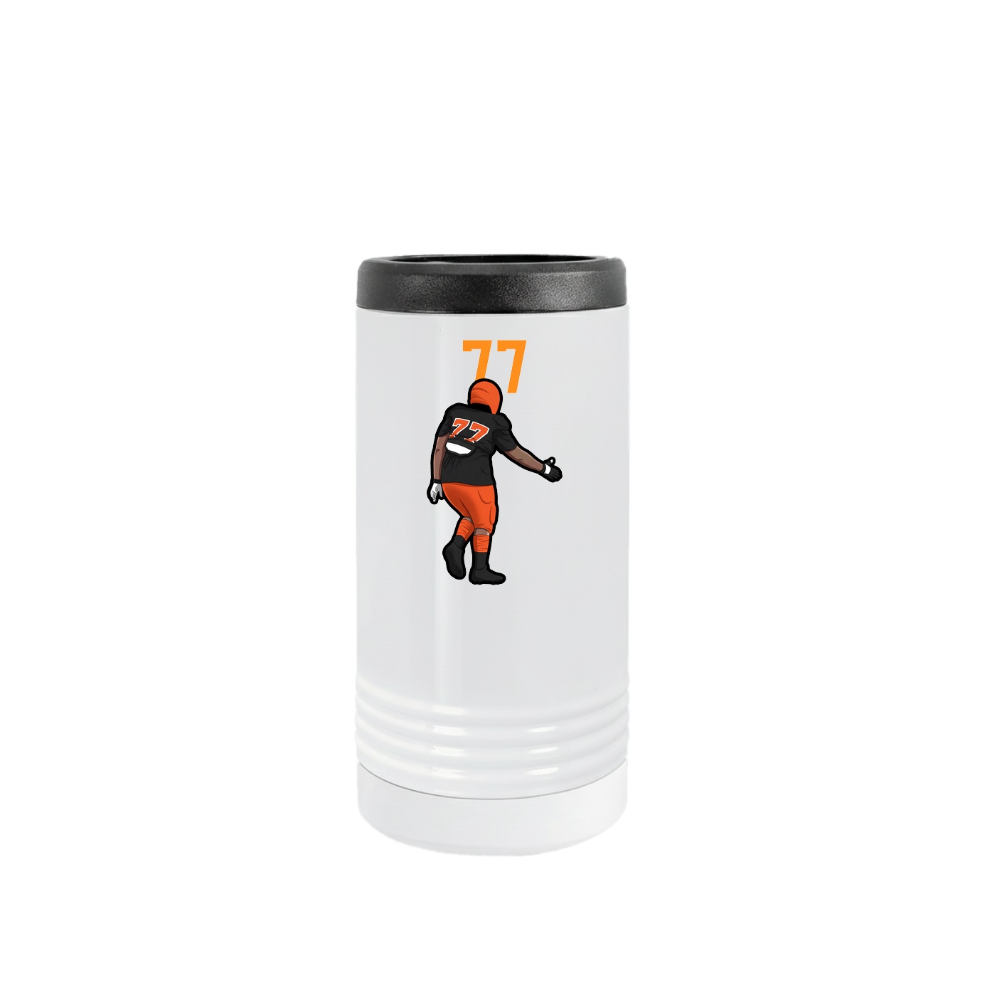 Slim Beverage Holder — Number Top in White