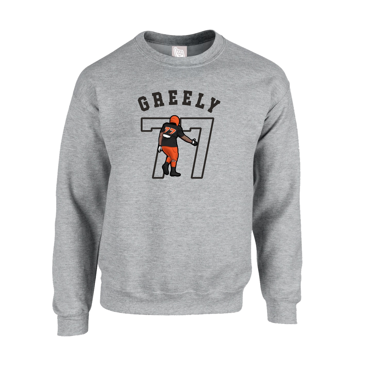 Fleece Crew — Shirsey Arch in Grey