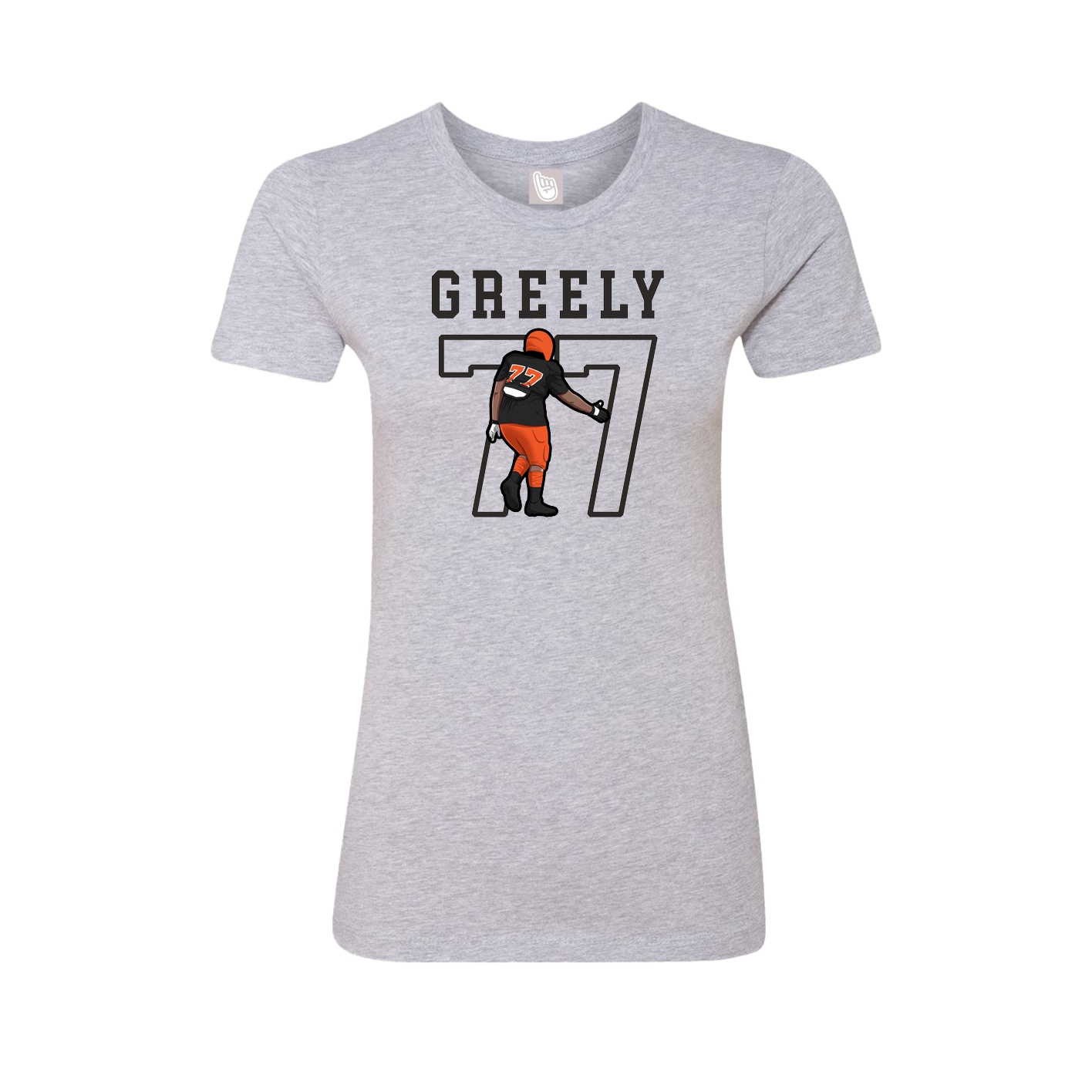 Fitted Women's Tee — Shirsey in Grey