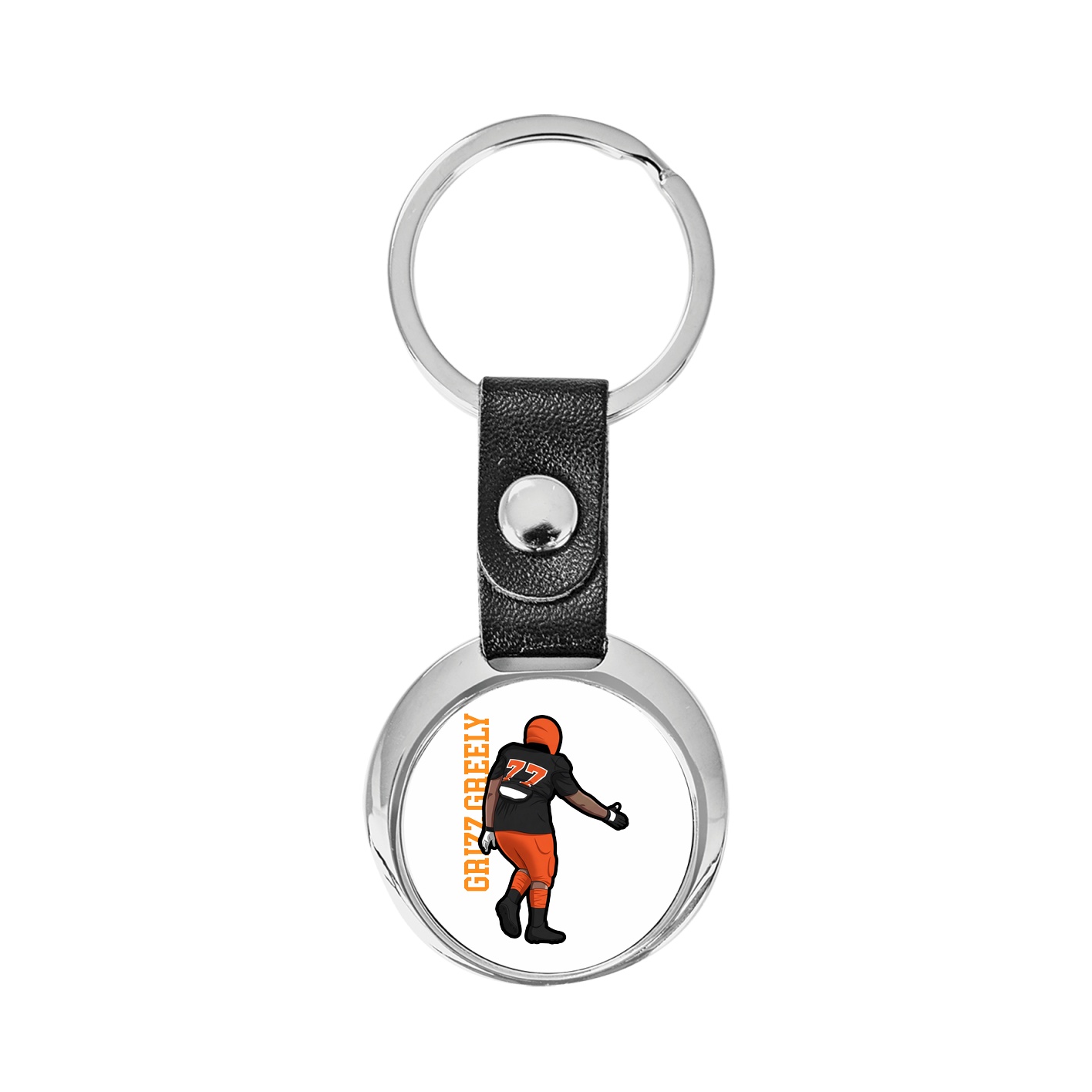 Key Chain — Name Vertical in Classic