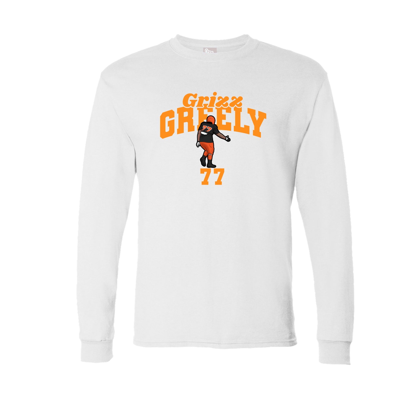Long Sleeve Tee — Signature Arch in White