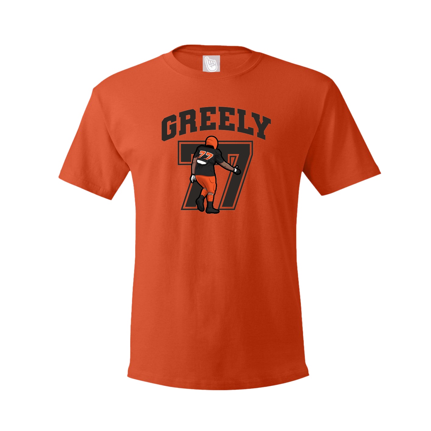Tee — Number in Orange