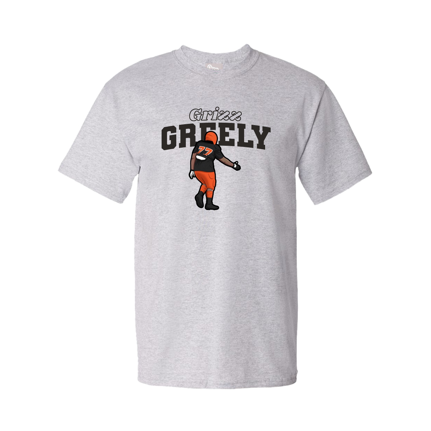 Tee — Name Arch in Grey