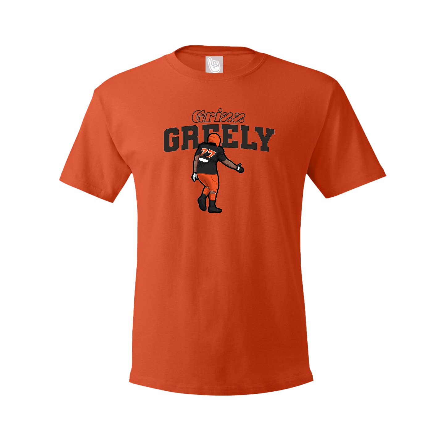 Tee — Name Arch in Orange